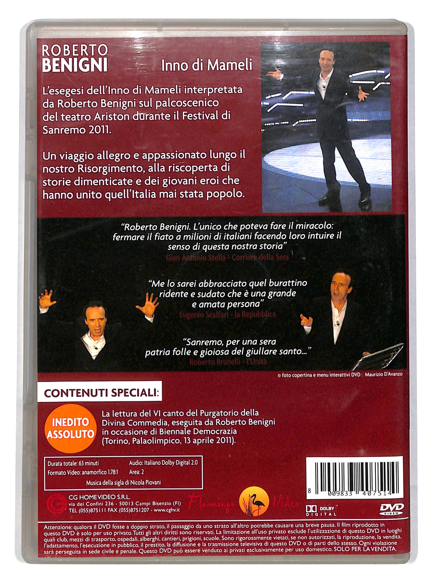 EBOND Inno Di Mameli - Roberto Benigni DVD DB705109