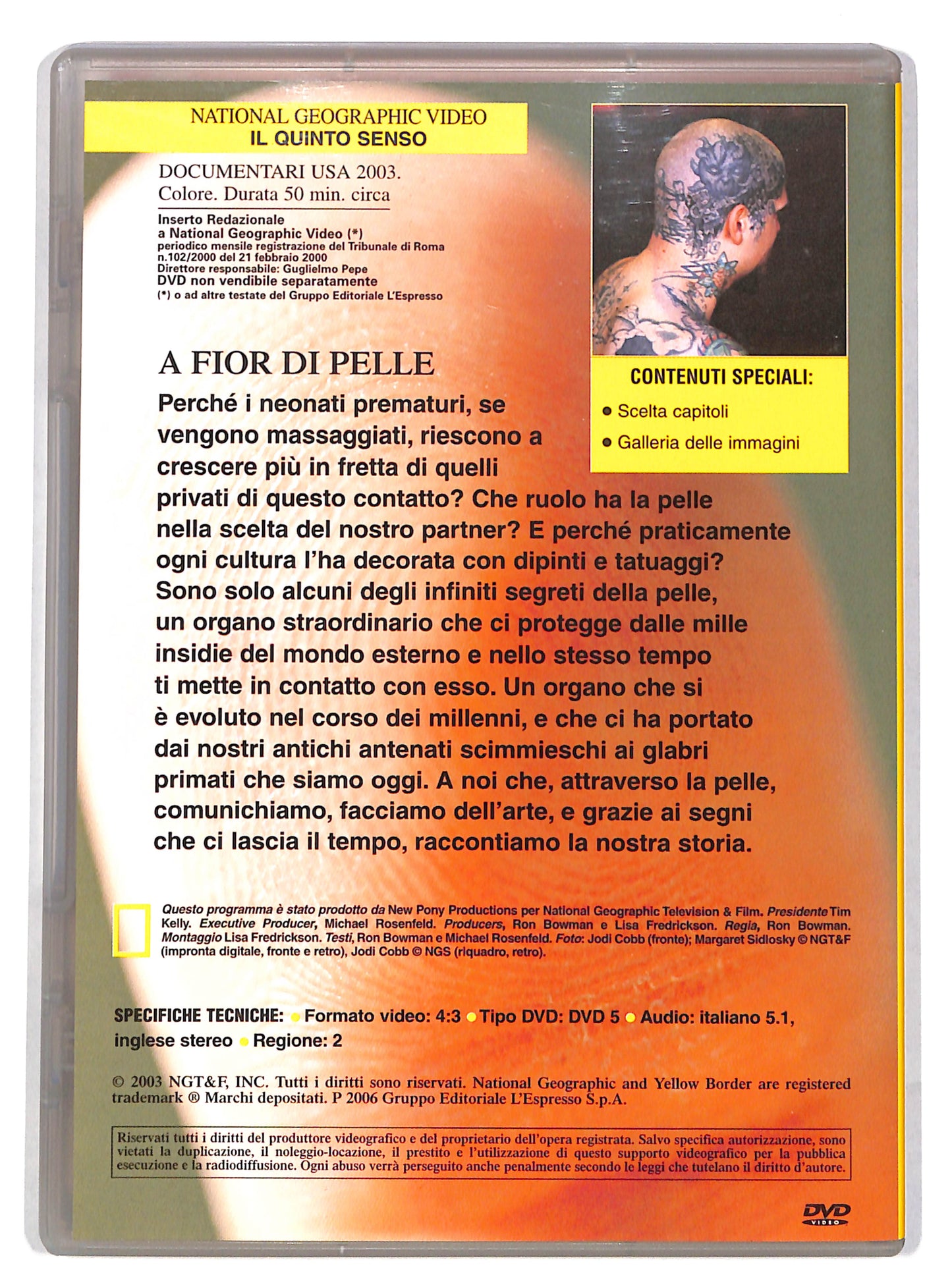 EBOND Il quinto senso - National geographic EDITORIALE DVD DB705118