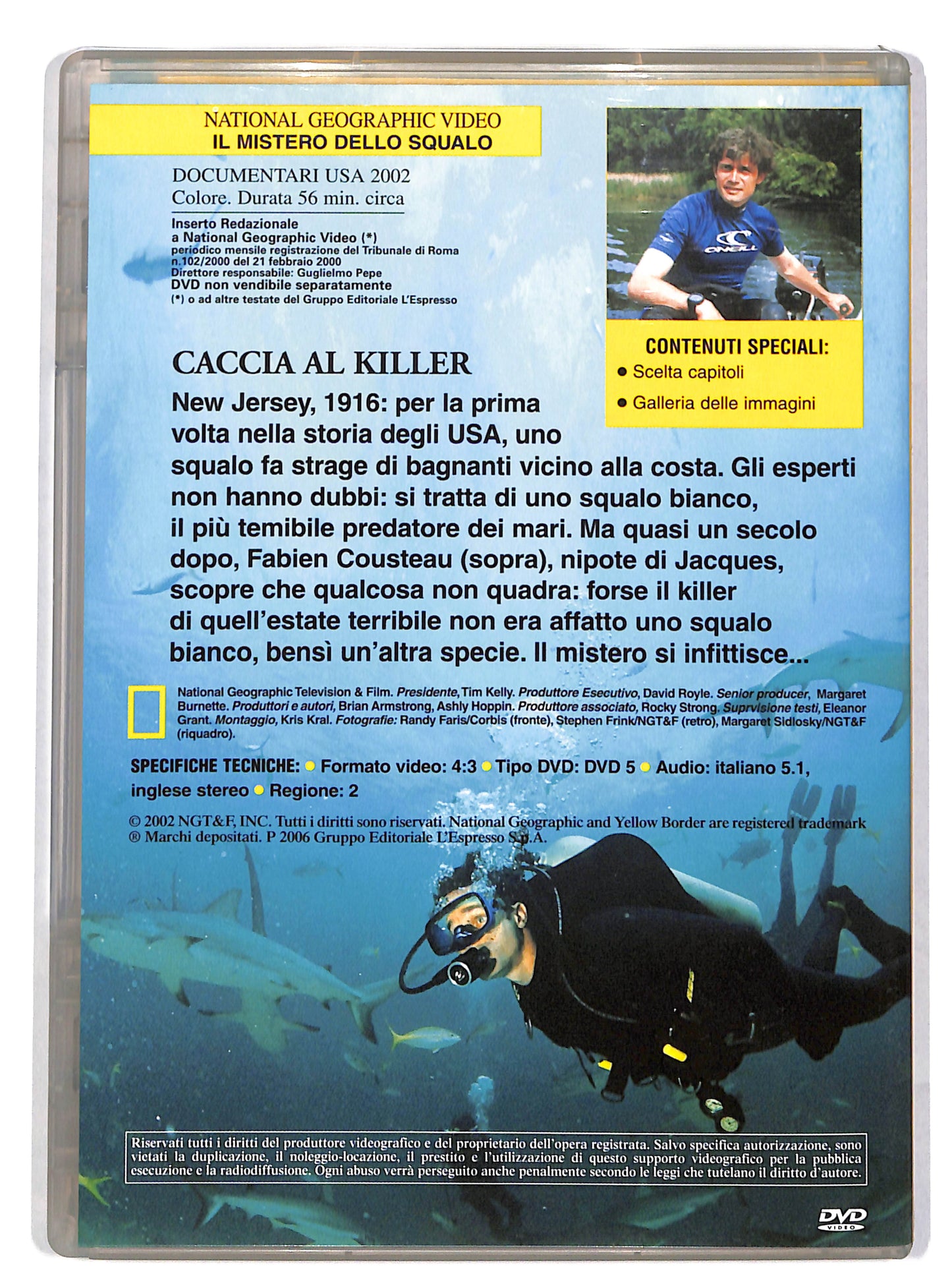 EBOND Il mistero dello squalo - National geographic EDITORIALE DVD DB705121