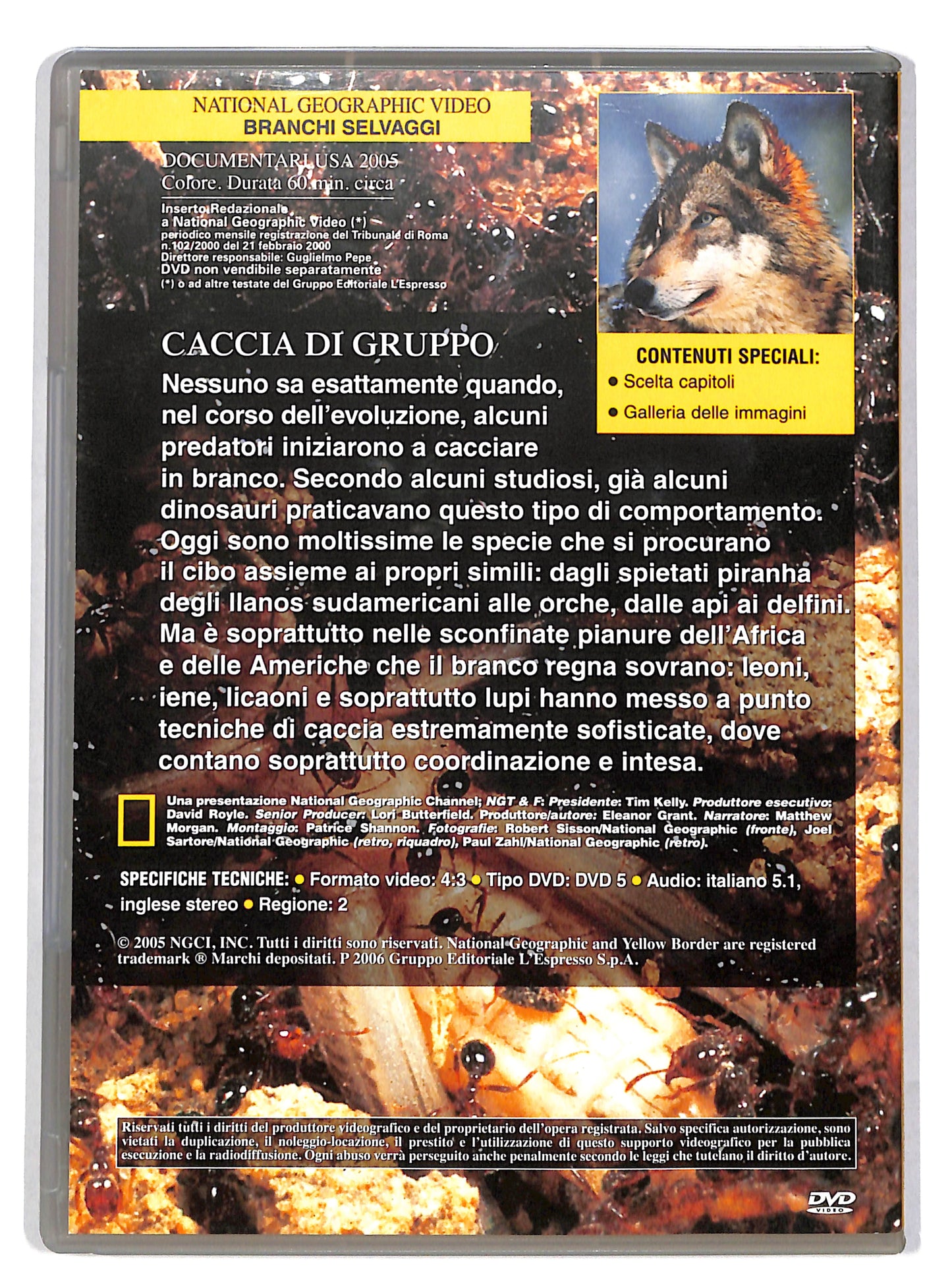 EBOND A caccia con il branco - National geographic EDITORIALE DVD DB705143