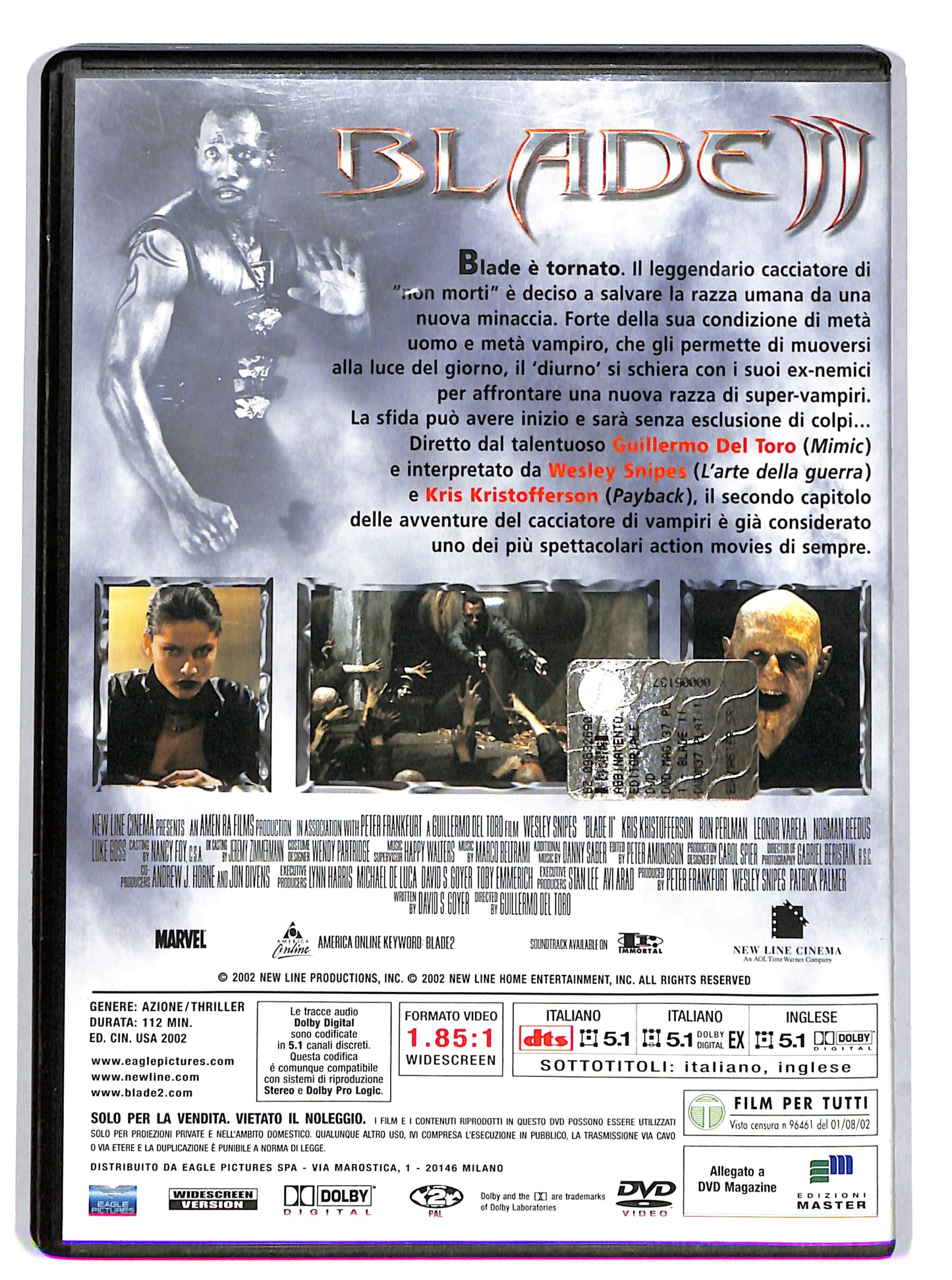 EBOND Blade II EDITORIALE DVD DB705167