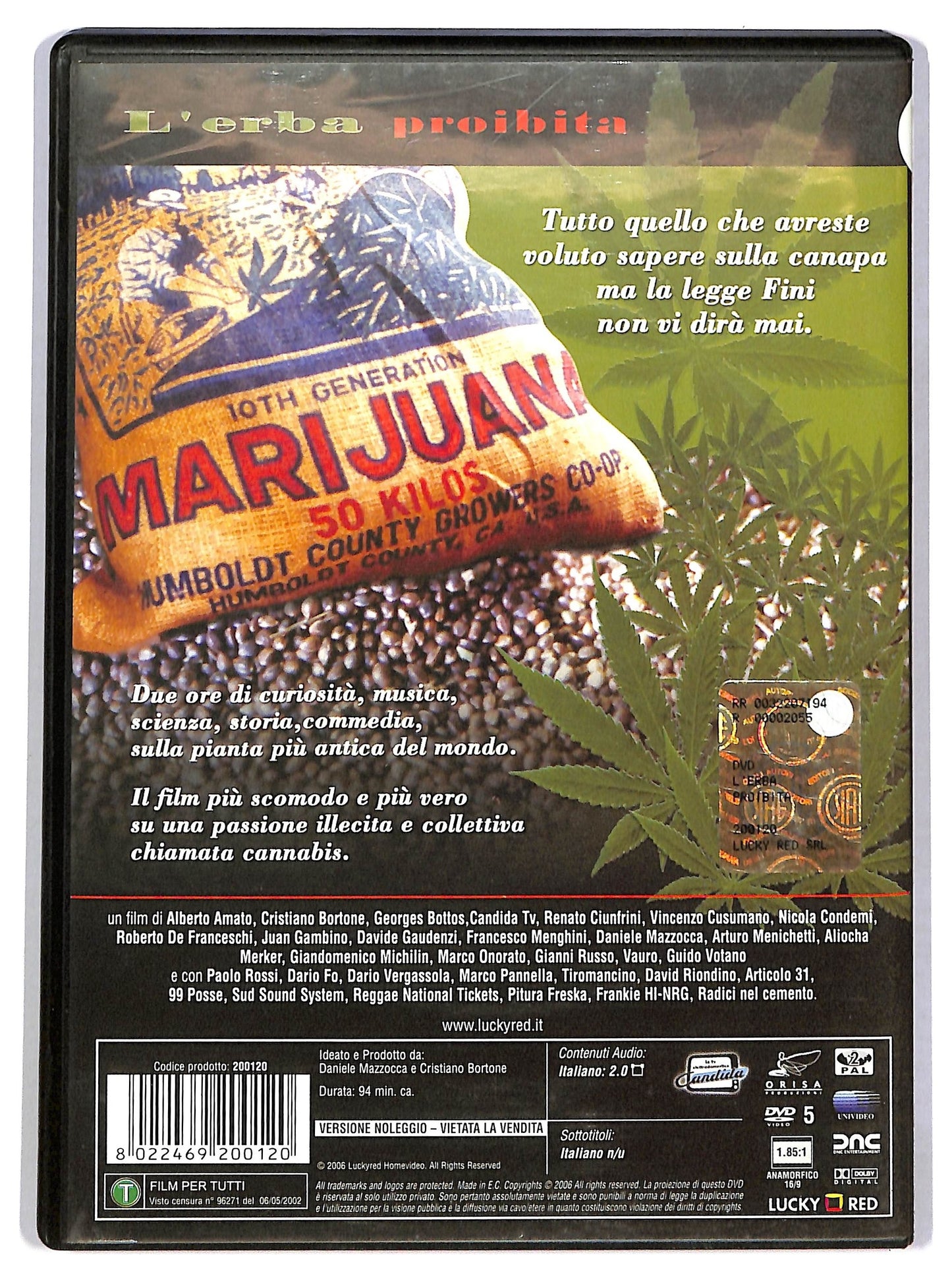 EBOND L'erba proibita NOLEGGIO DVD DB706111