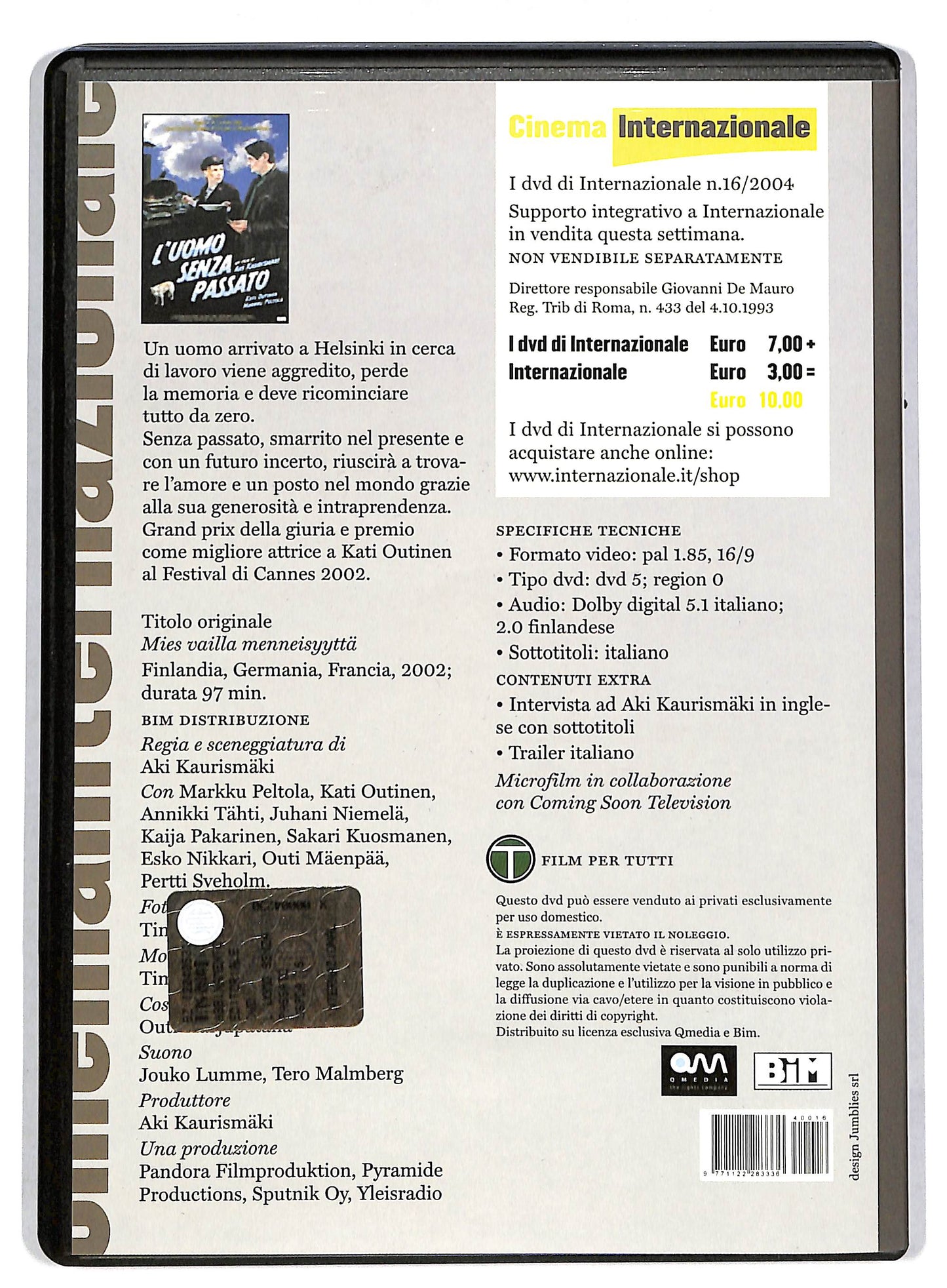 EBOND L'uomo senza passato EDITORIALE DVD DB706149