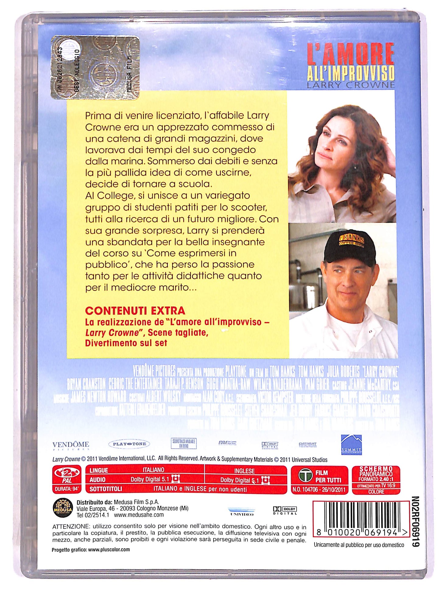 EBOND L'amore all'improvviso - Larry Crowne NOLEGGIO DVD DB706157