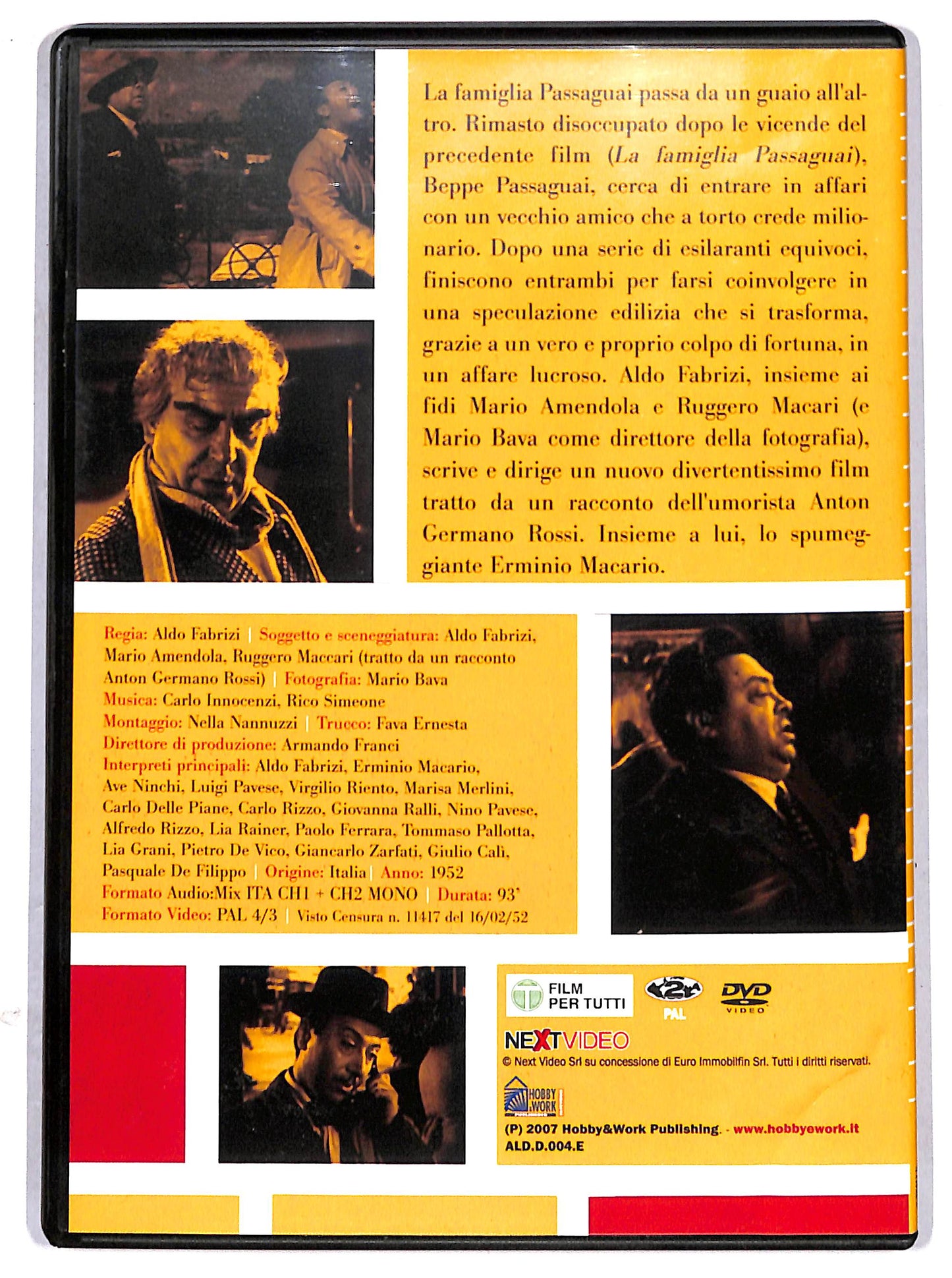 EBOND La famiglia Passaguai fa fortuna EDITORIALE DVD DB706320