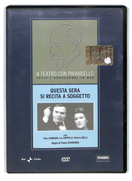 EBOND A Teatro Con Pirandello - Questa Sera Si Recita a Soggetto DVD DB706324