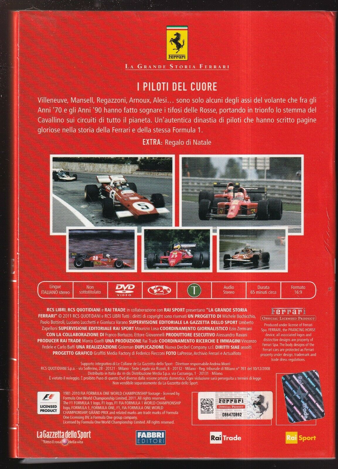EBOND I Piloti Del Cuore Vol. 6 La Grande Storia Ferrari Editoriale DVD DB706351