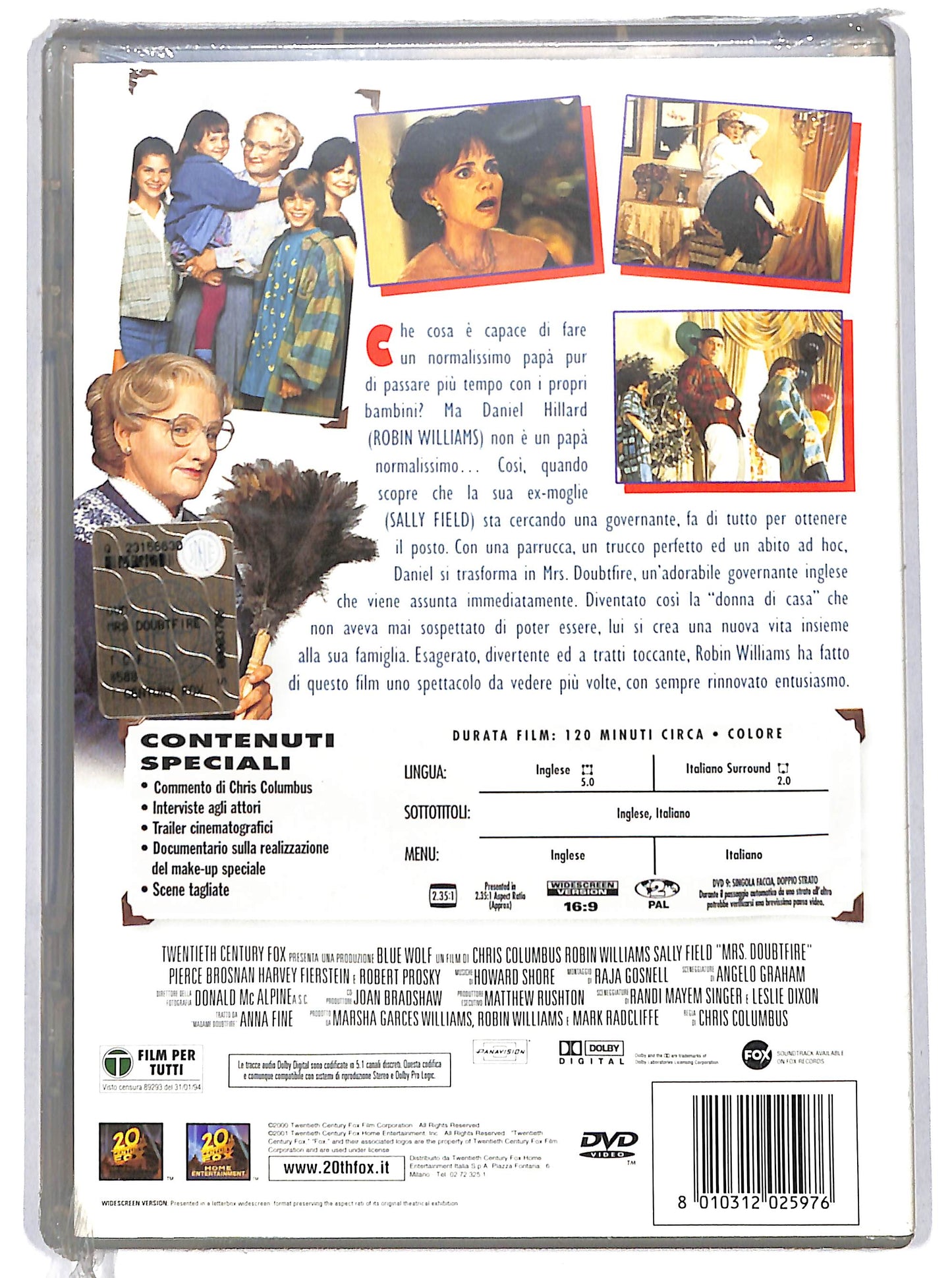 EBOND mrs. doubtfire DVD DB706627
