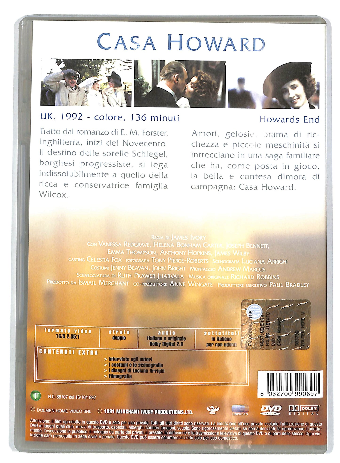 EBOND Casa Howard - Collezione James Ivory DVD DB706657