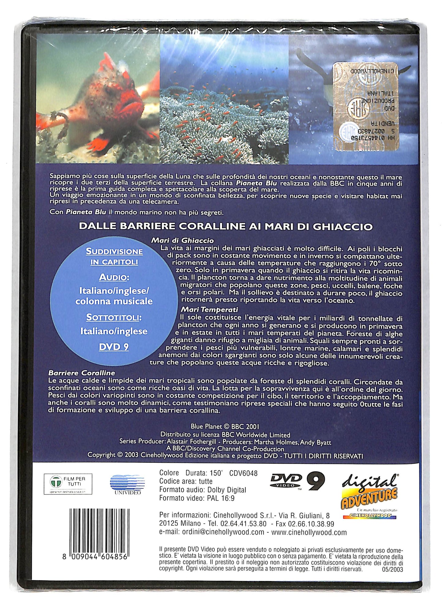 EBOND Pianeta blu vol 2 - Dalle barriere coralline ai mari DVD DB706709
