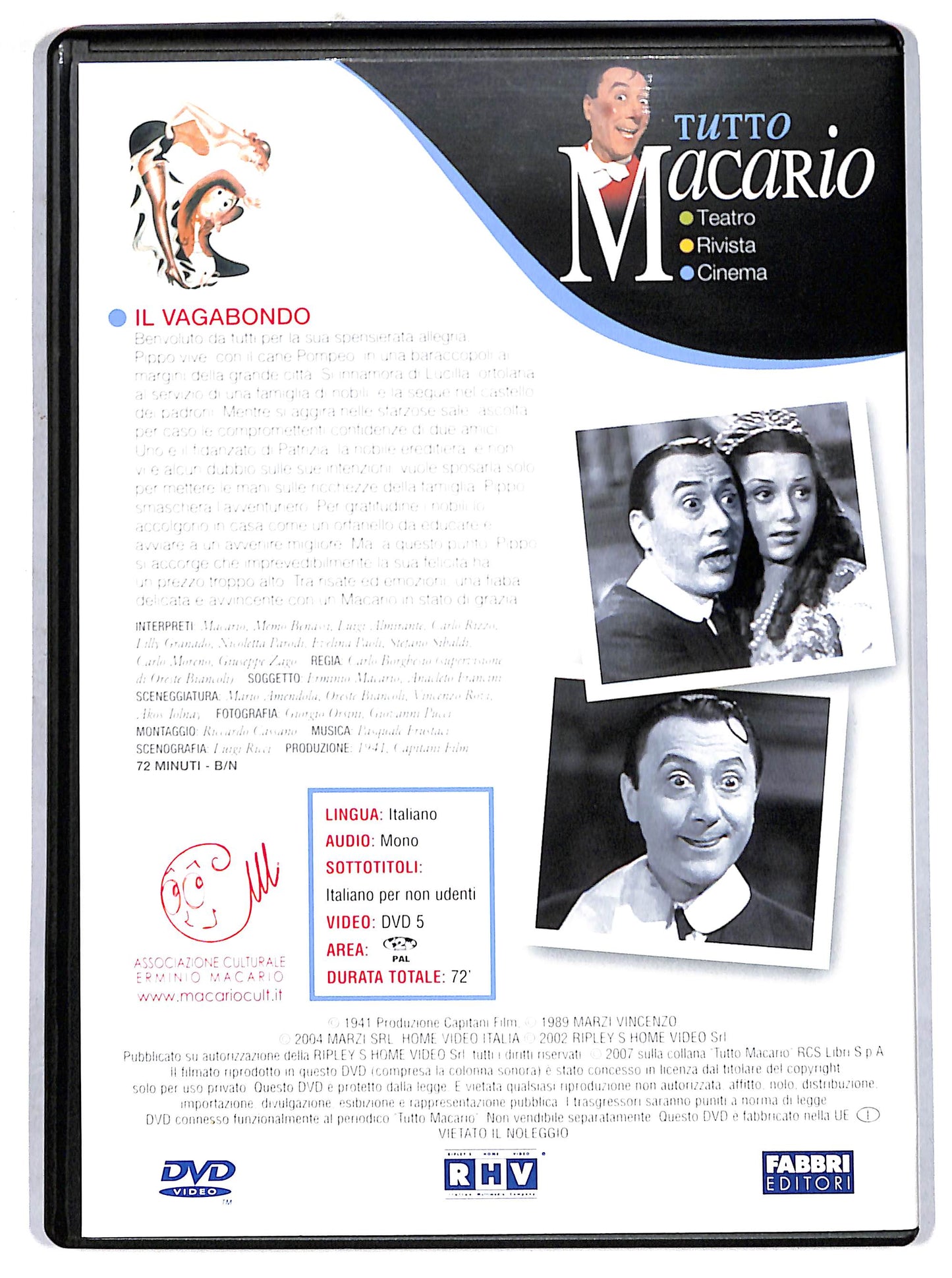 EBOND tutto macario - il vagabondo EDITORIALE DVD DB706736