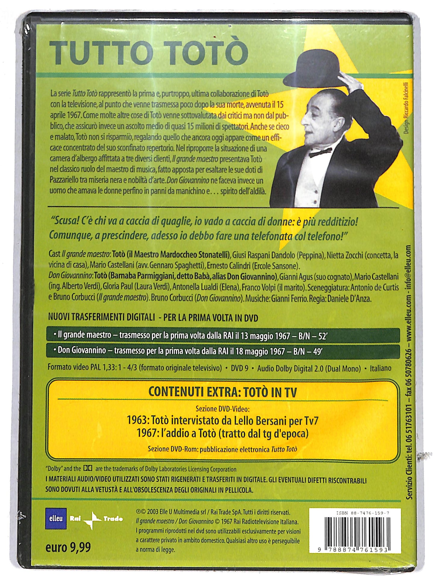 EBOND tutto toto' - Il grande maestro - Don Giovannino DVD DB706738