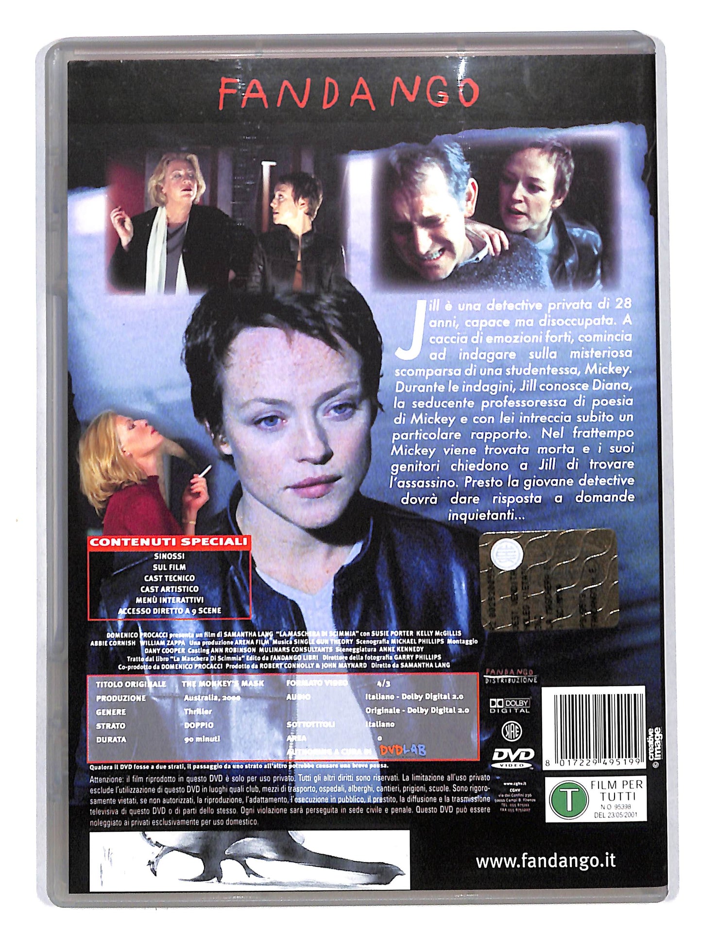 EBOND La Maschera Di Scimmia DVD DB706947