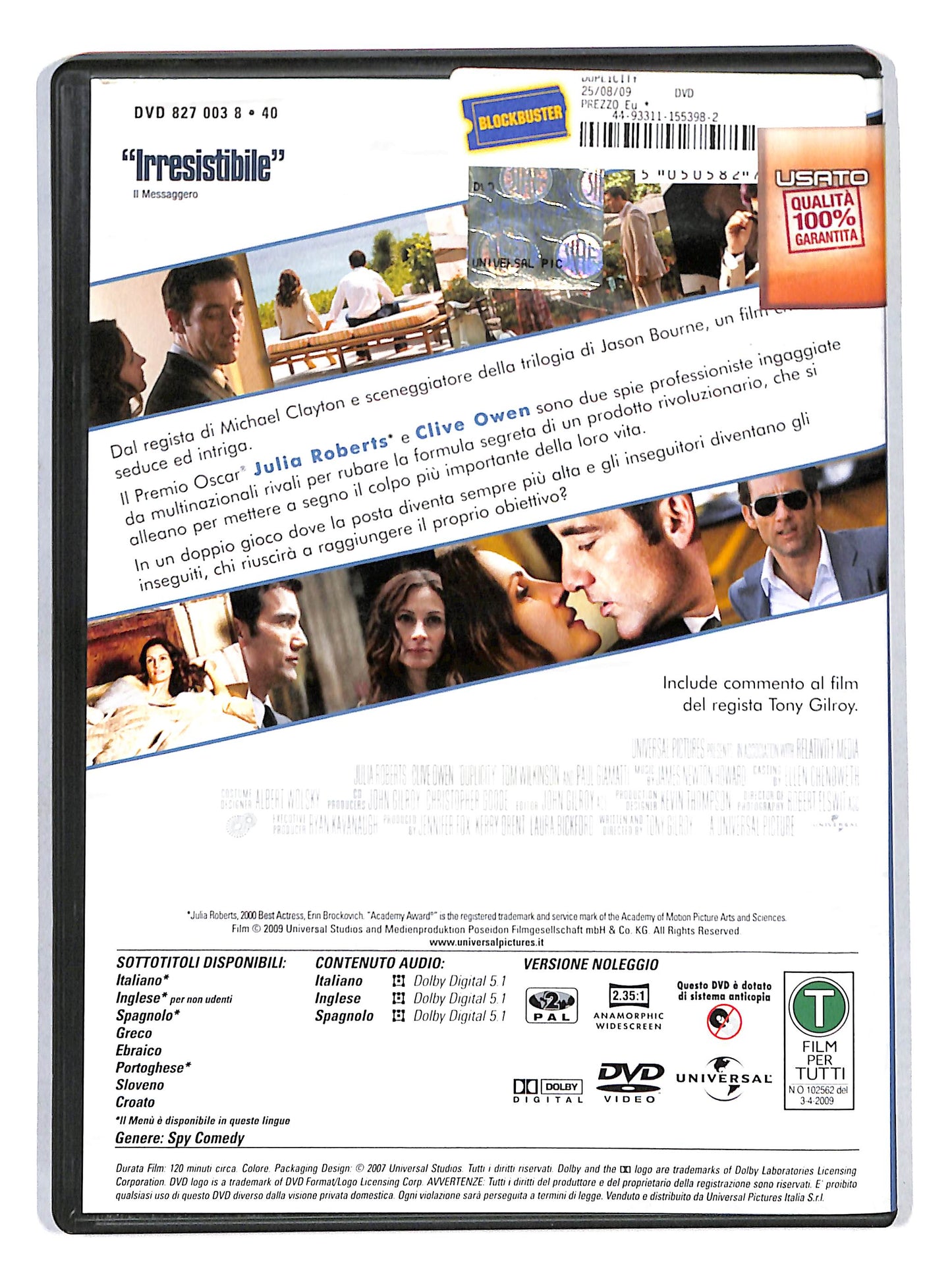 EBOND Duplicity Noleggio DVD DB706959