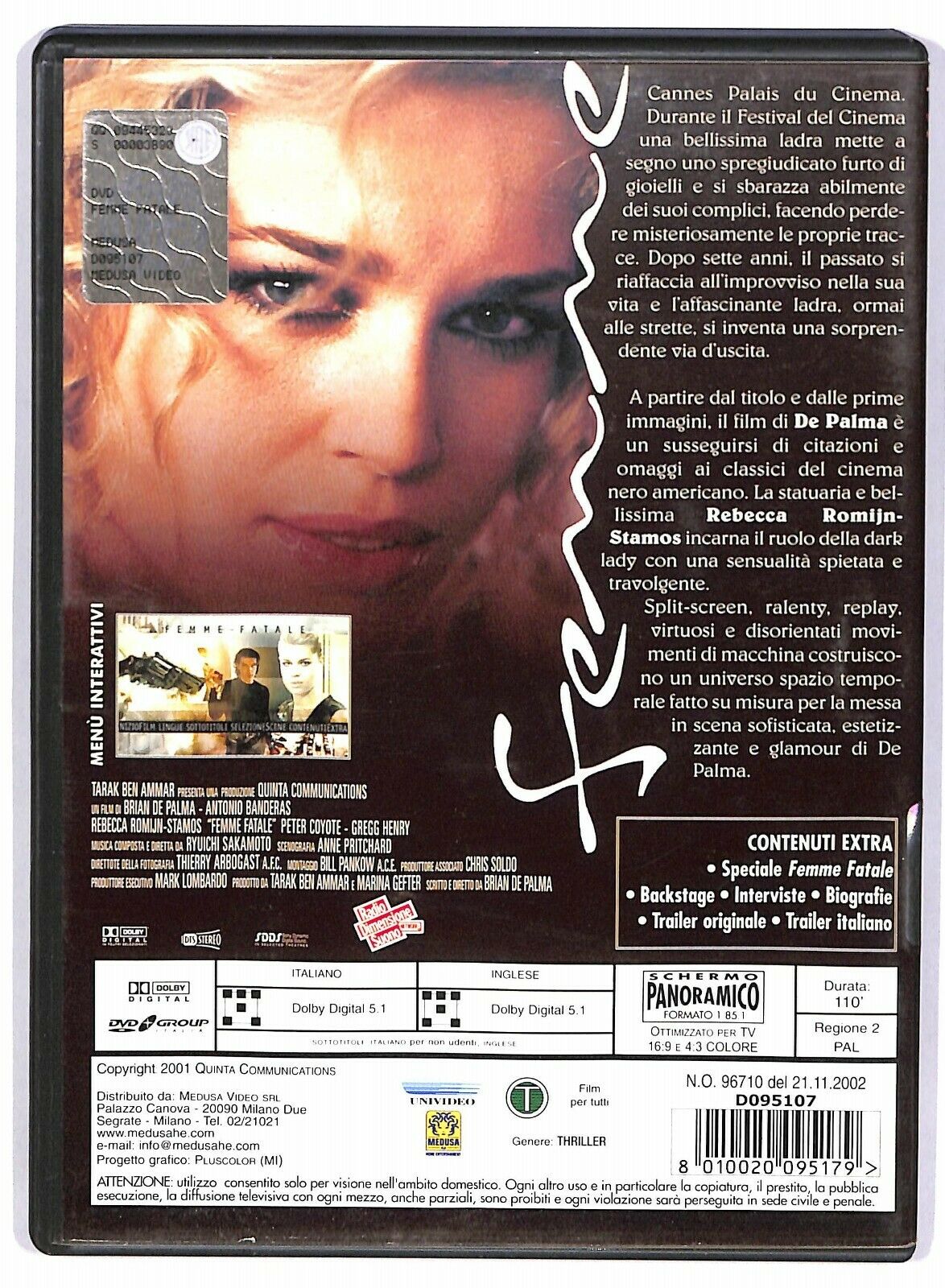 EBOND Femme Fatale Ex Noleggio DVD DB707140