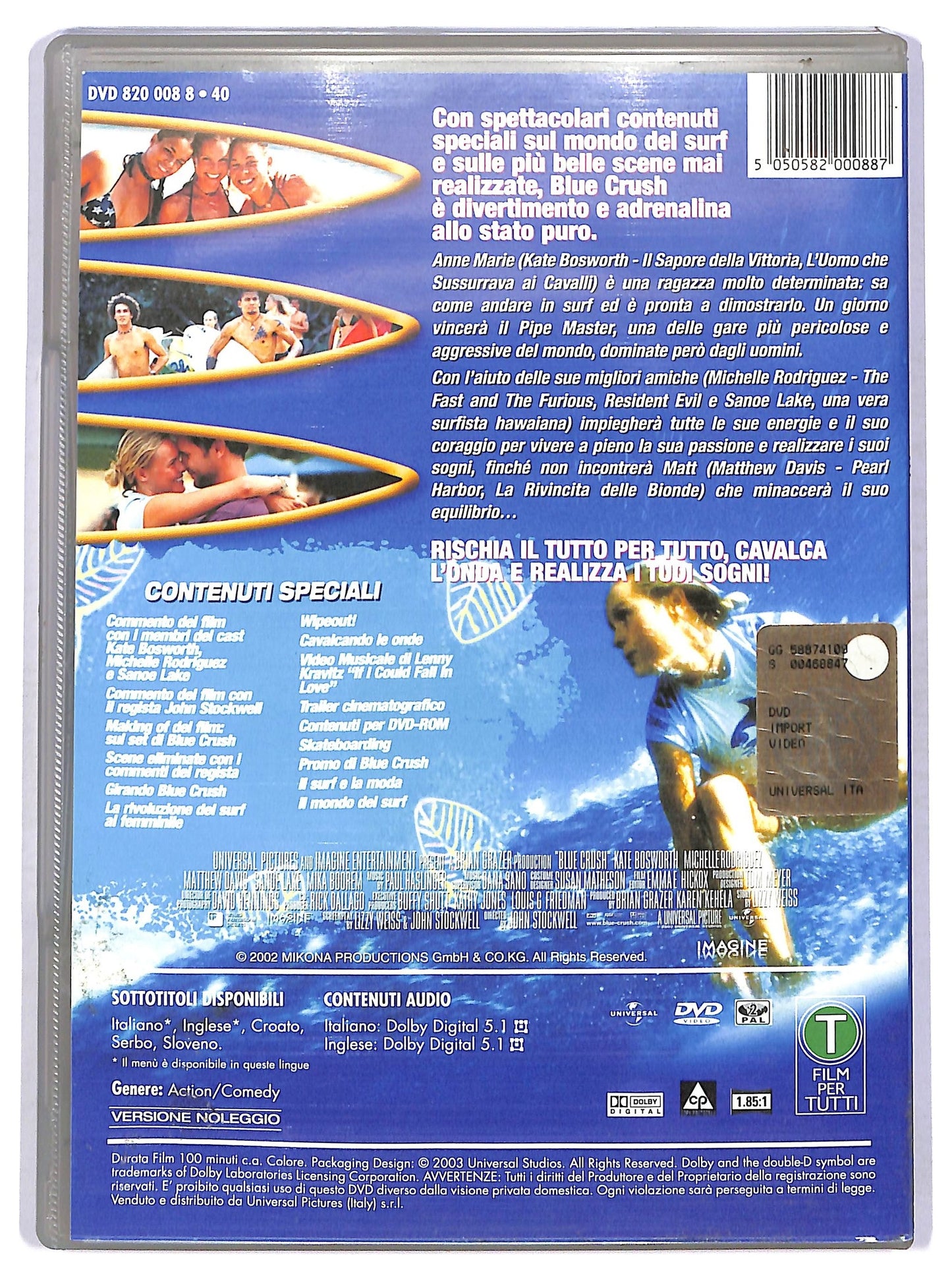 EBOND Blue Crush NOLEGGIO DVD DB707143