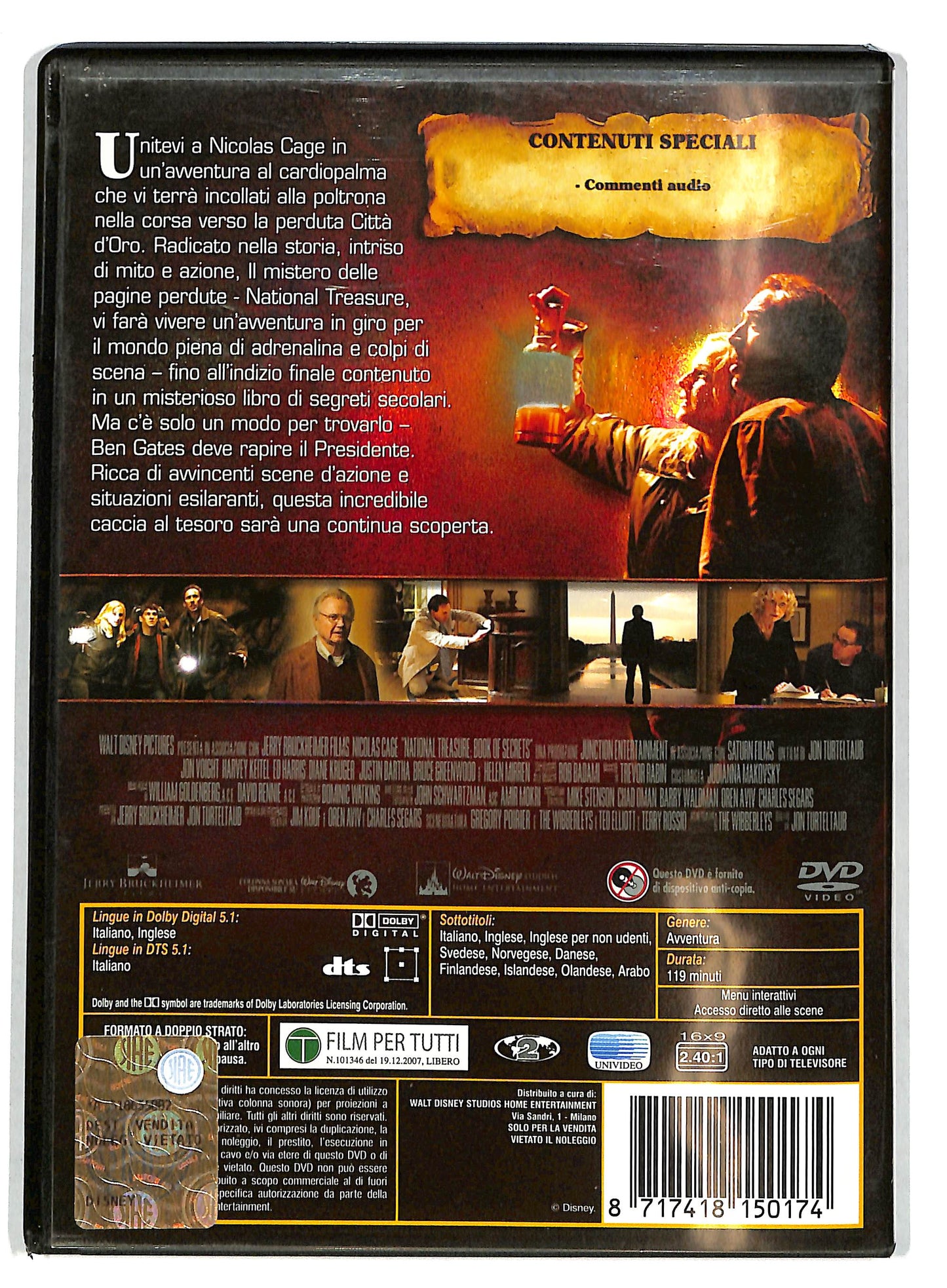 EBOND il mistero della pagine perdute DVD DB707148