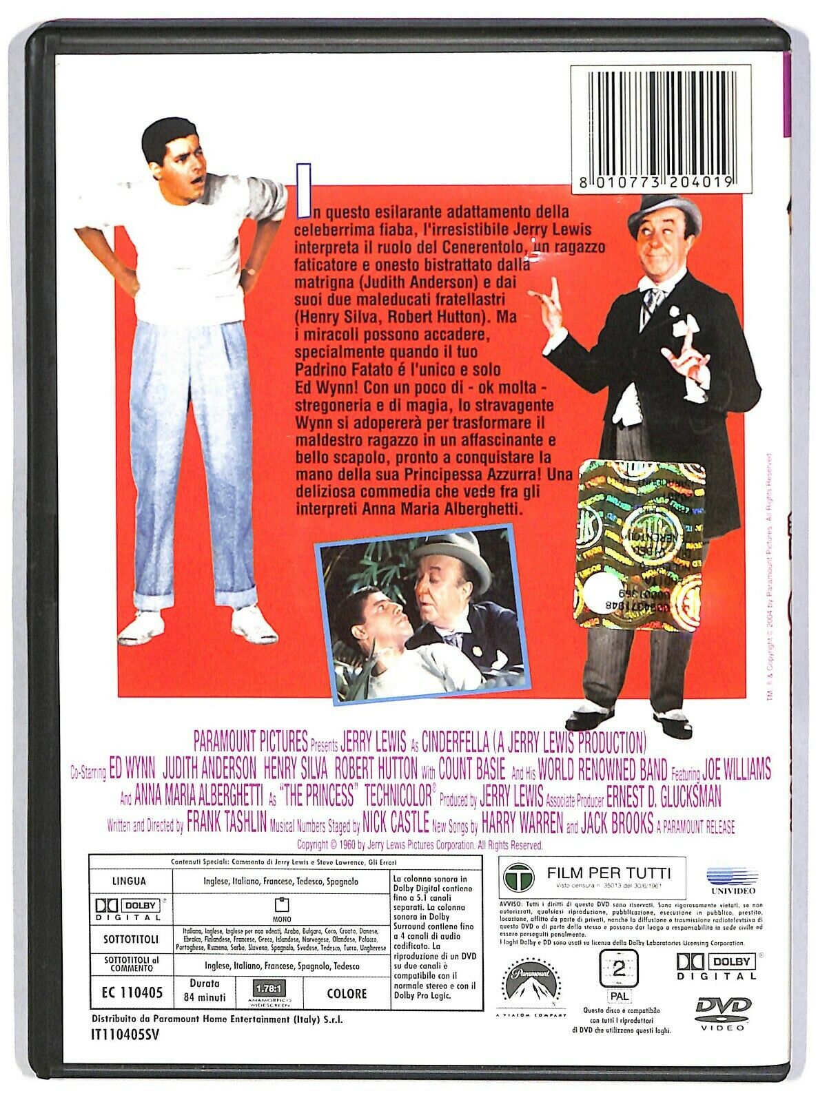 EBOND Il Cenerentolo Con Jerry Lewis DVD DB707153
