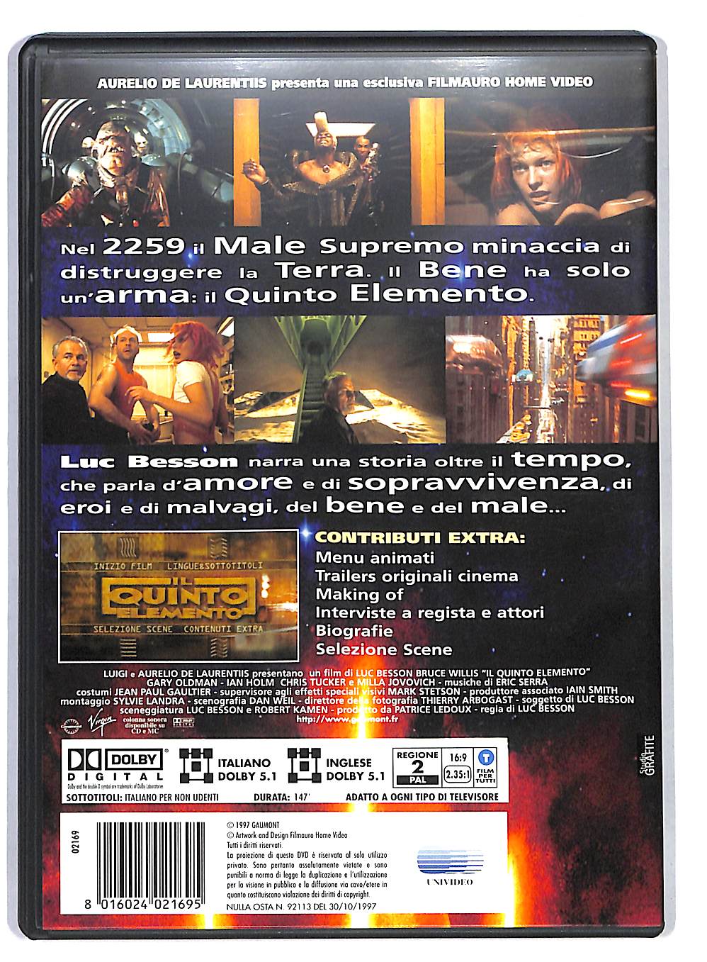 EBOND Il Quinto Elemento DVD DB707320