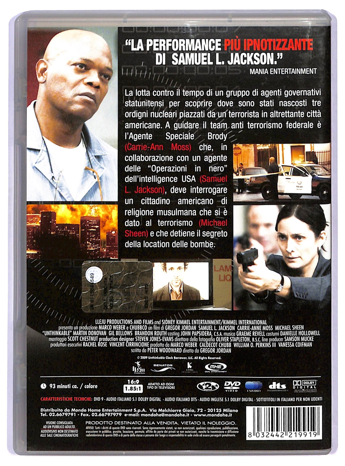 EBOND Unthinkable DVD DB707345