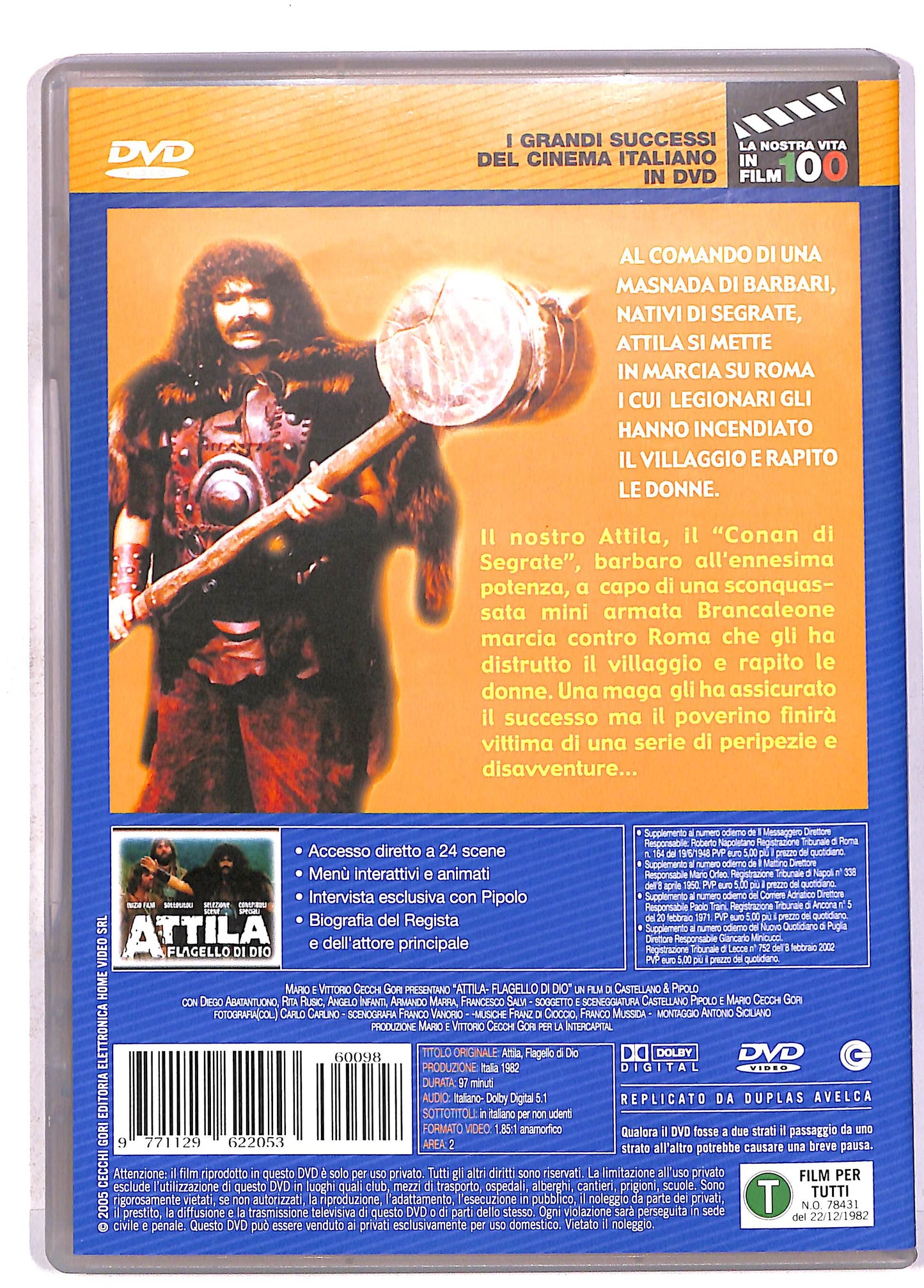 EBOND Attila Flagello Di Dio Editoriale DVD DB707610