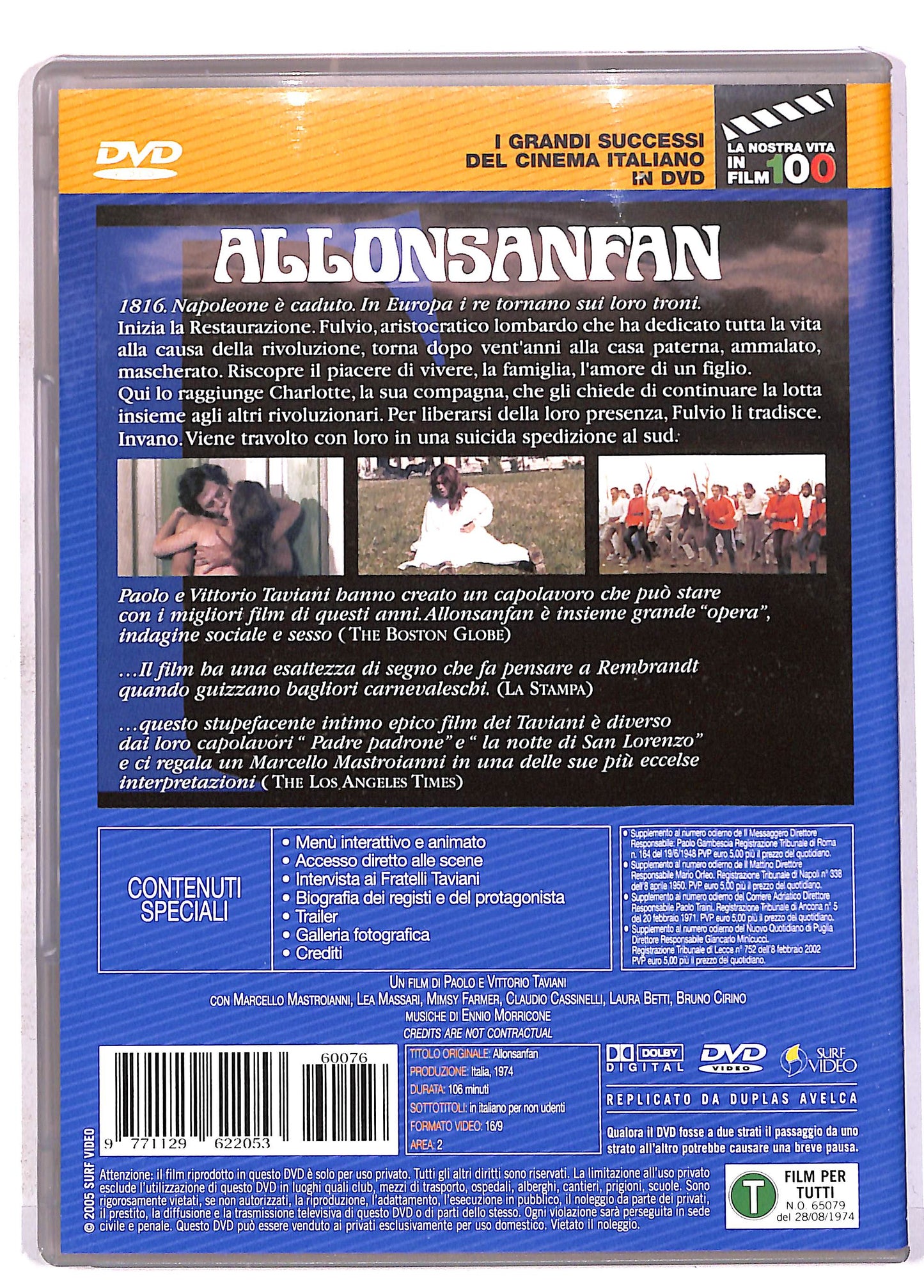 EBOND Allonsanfan Editoriale DVD DB707650