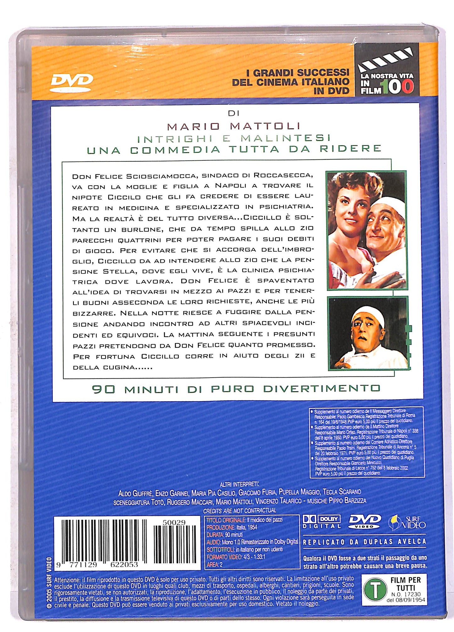 EBOND Toto Il Medico Dei Pazzi Editoriale DVD DB707657