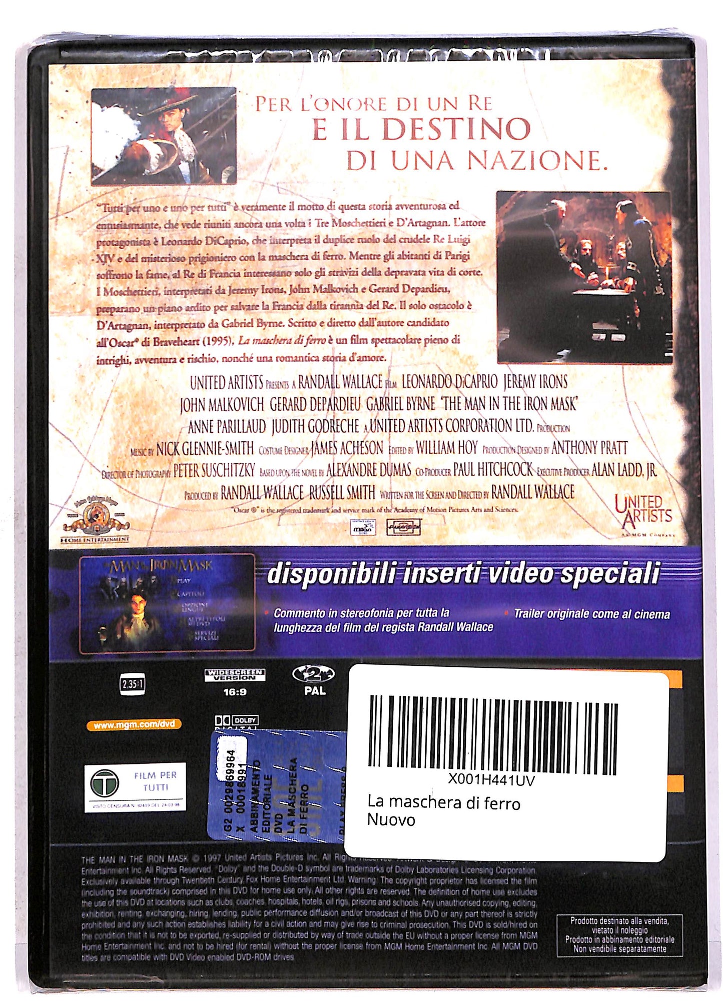 EBOND La Maschera Di Ferro (1998) DVD DB707913