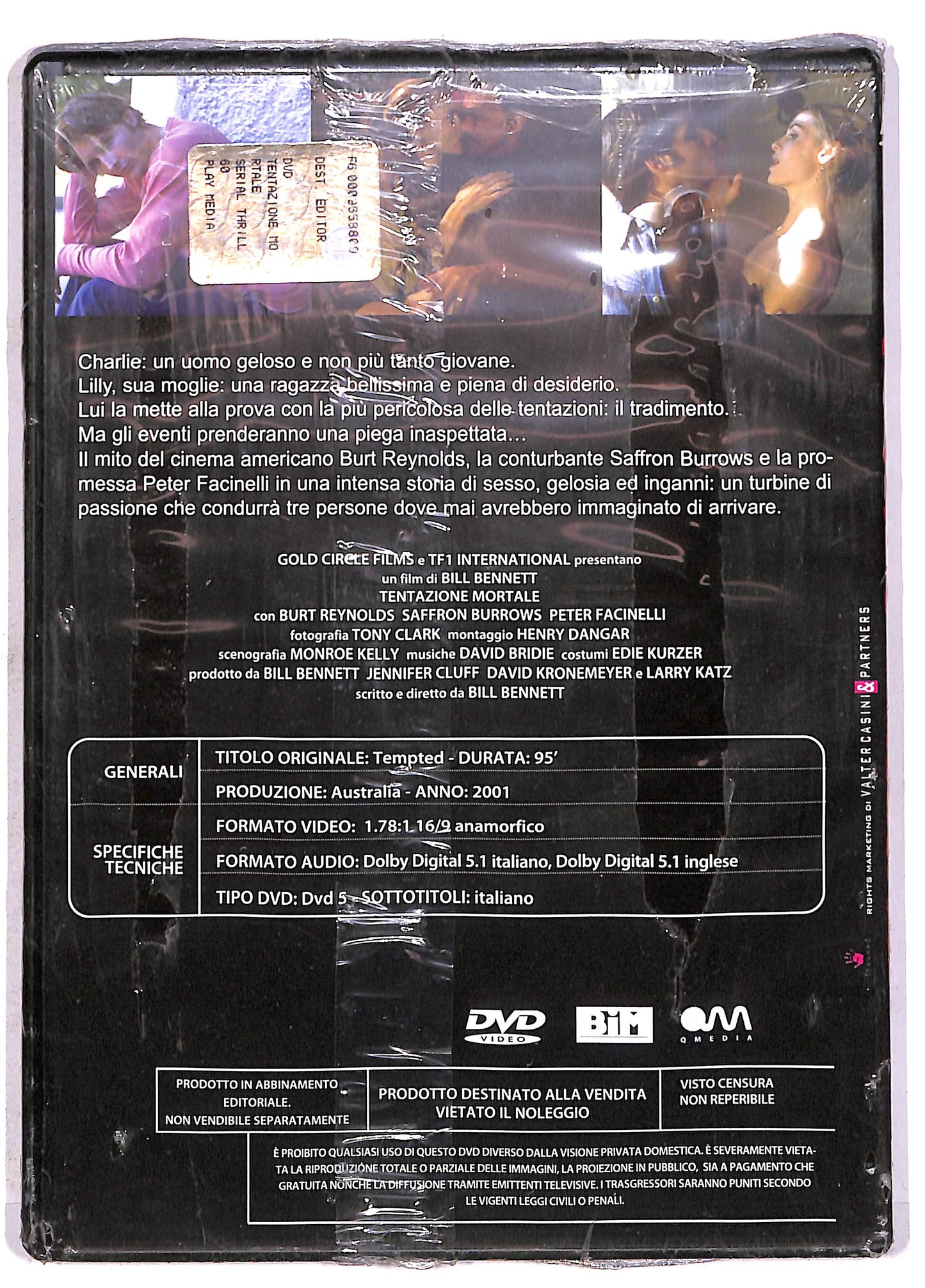 EBOND tentazione mortale DVD DB708101