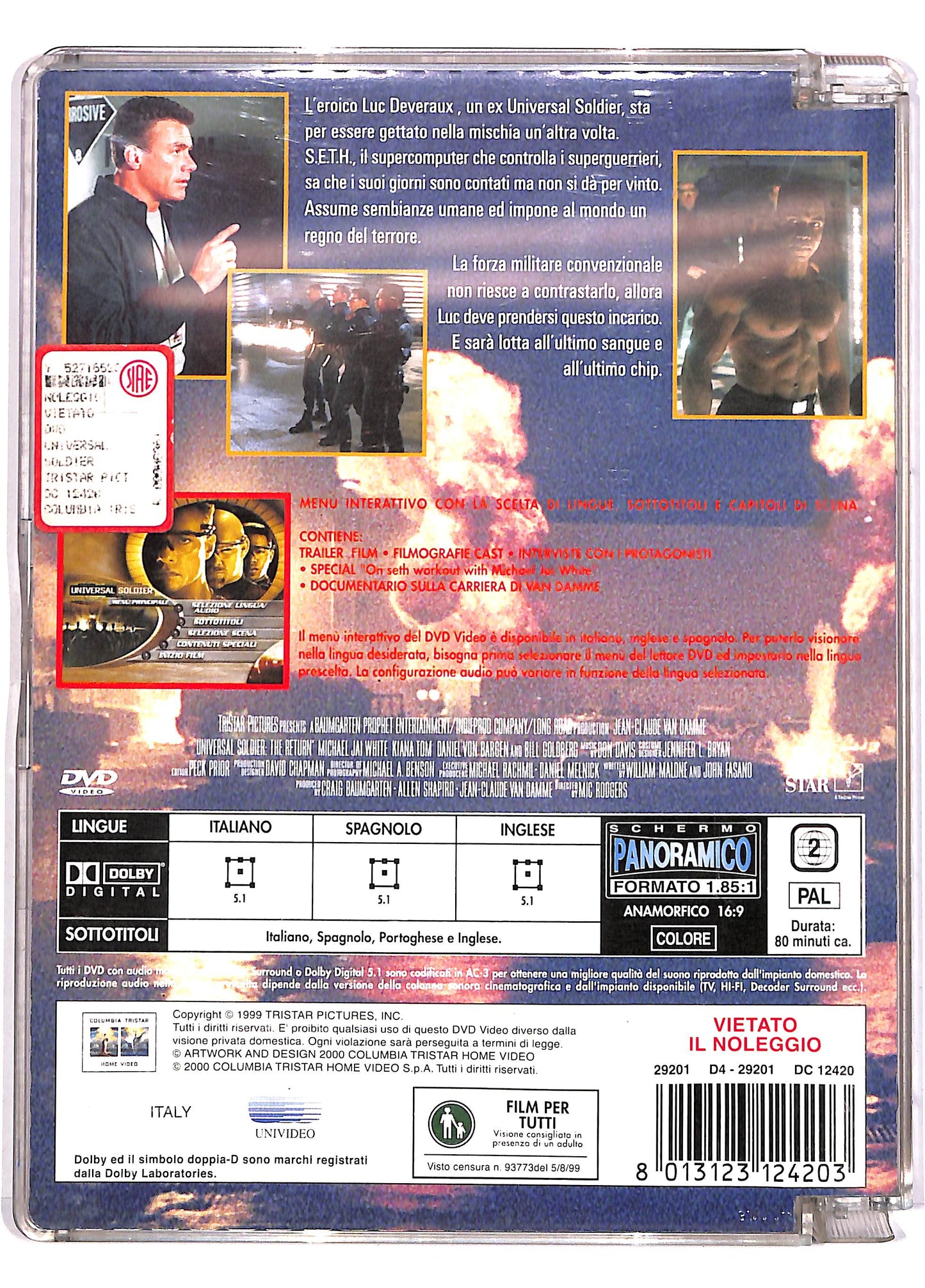 EBOND Universal Soldier - The Return - Super Jewel Box DVD DB708469