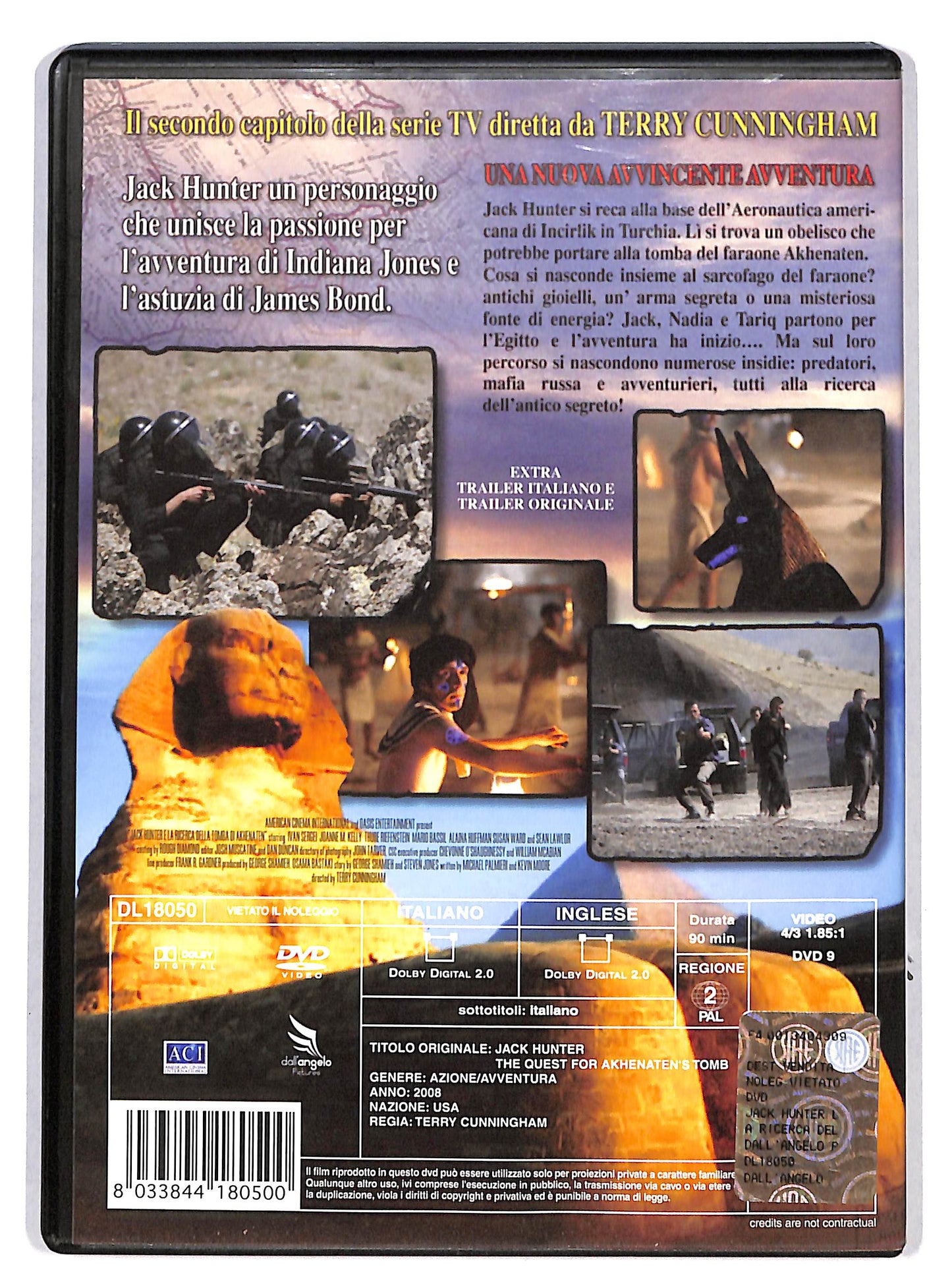 EBOND Jack Hunter e la ricerca della tomba di Akhenaten DVD DB708610