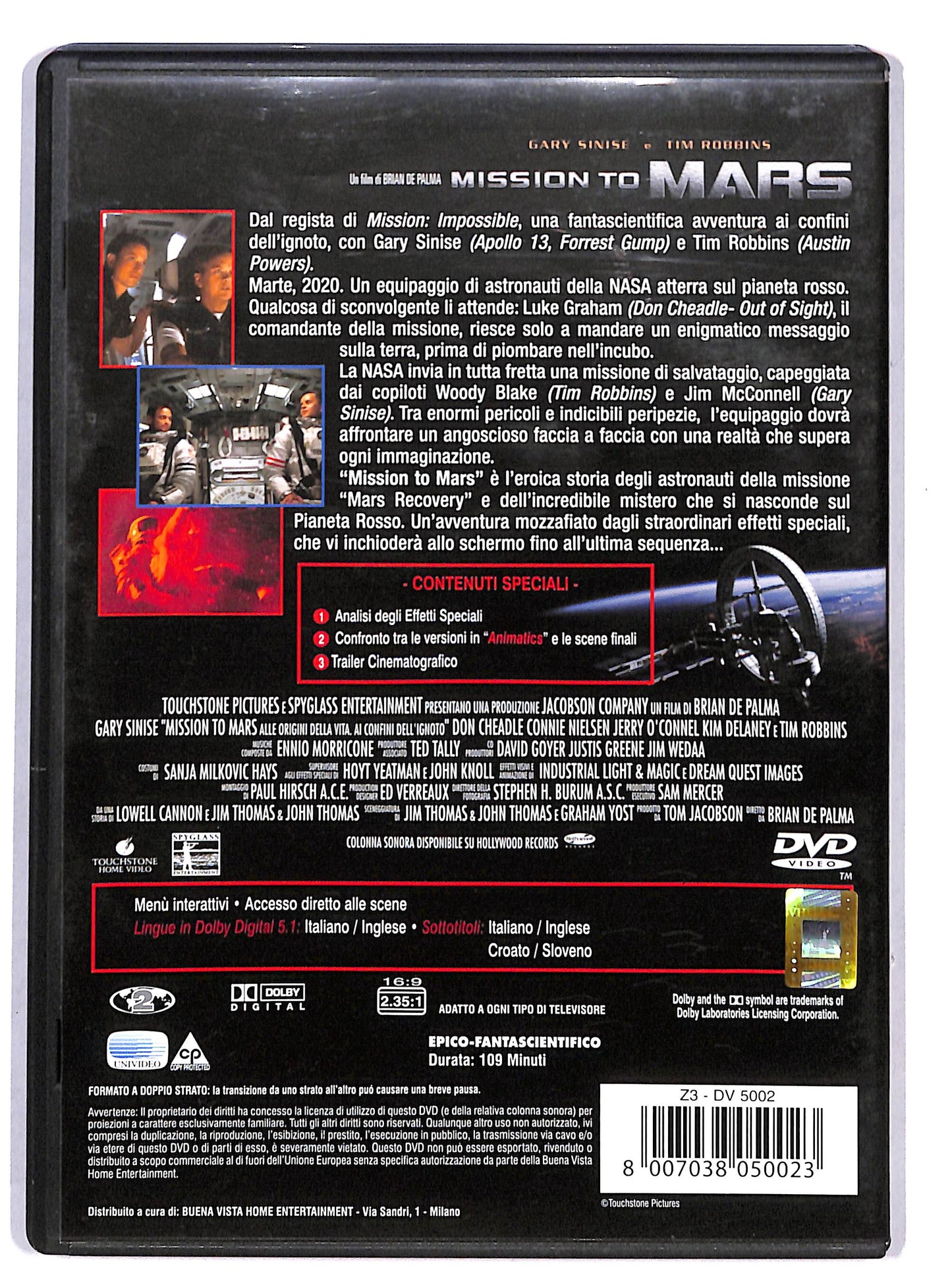 EBOND Mission To Mars DVD DB708635