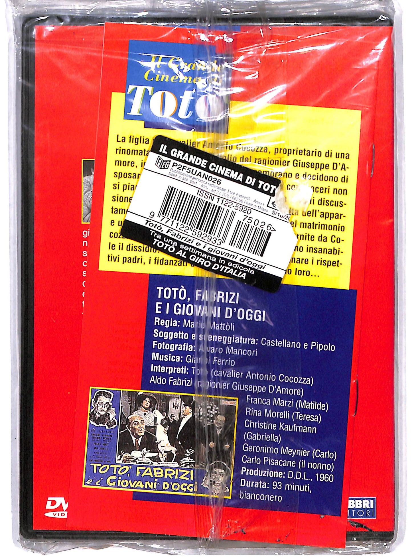 EBOND Il Grande Toto, Fabrizi E I Giovani D'Oggi Cinema Di Toto DVD DB708641