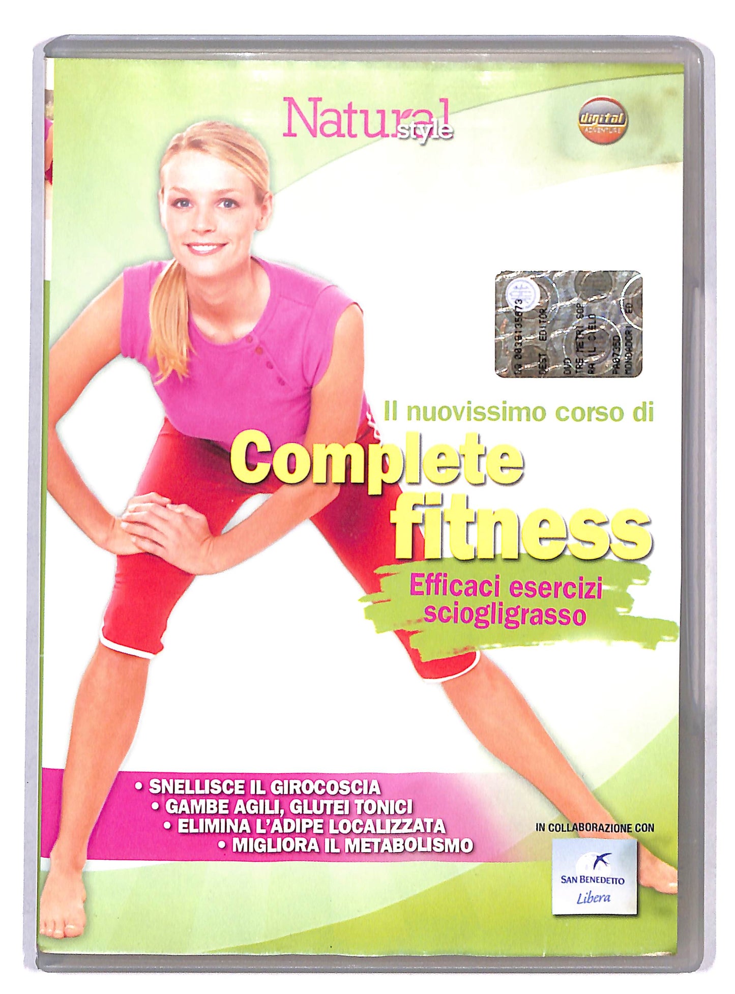 EBOND Natural style Corso Complete Fitness snellisce gambe DVD DB708648