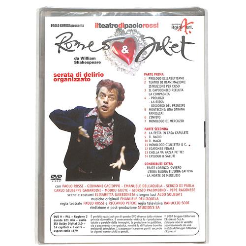 EBOND Il teatro di Paolo Rossi Romeo & Juliet EDITORIALE DVD DB708920