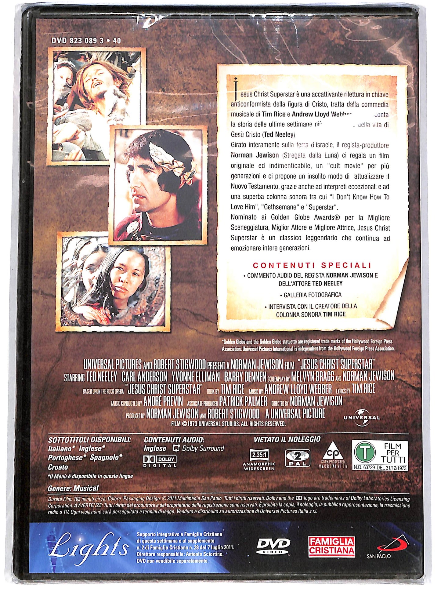 EBOND Jesus Christ Superstar (film) EDITORIALE DVD DB709603