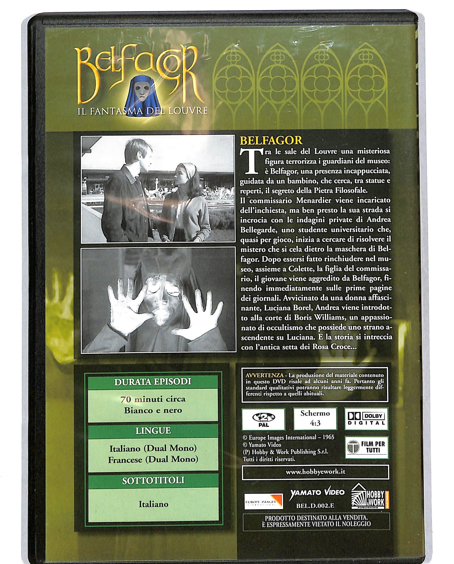 EBOND Belfagor vol.2 Ep.2 Il segreto del Louvre EDITORIALE DVD DB709631