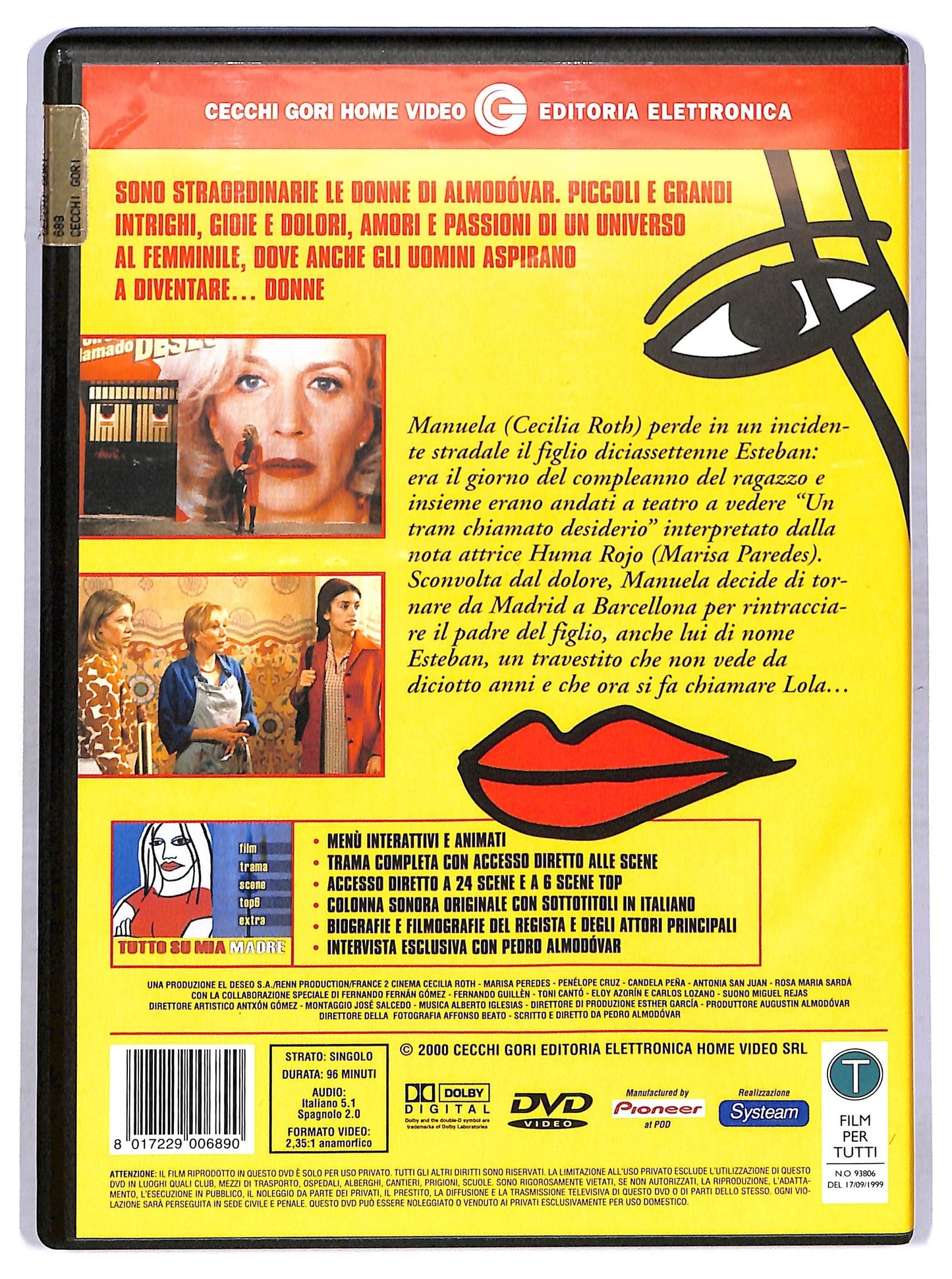 EBOND Tutto su mia madre DVD DB709710