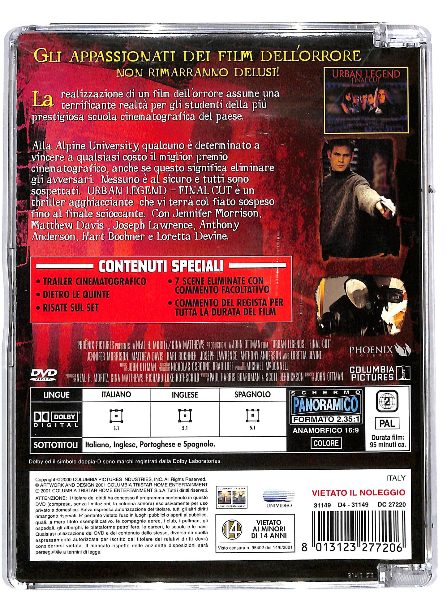 EBOND Urban Legend - Final Cut SJB DVD DB709720