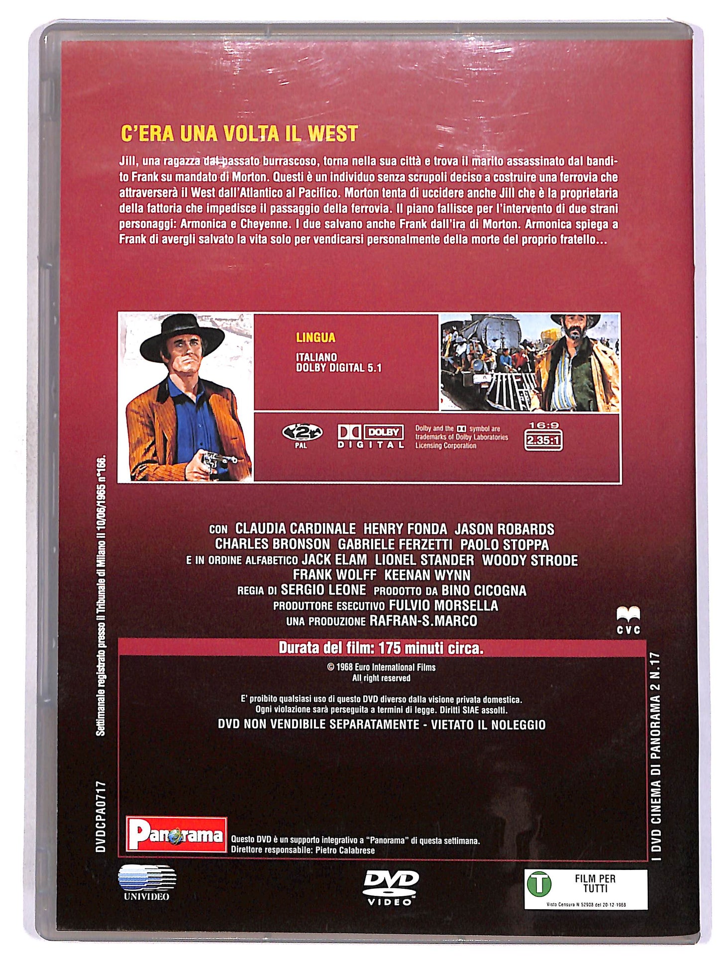 EBOND C'era una volta il West EDITORIALE DVD DB709730