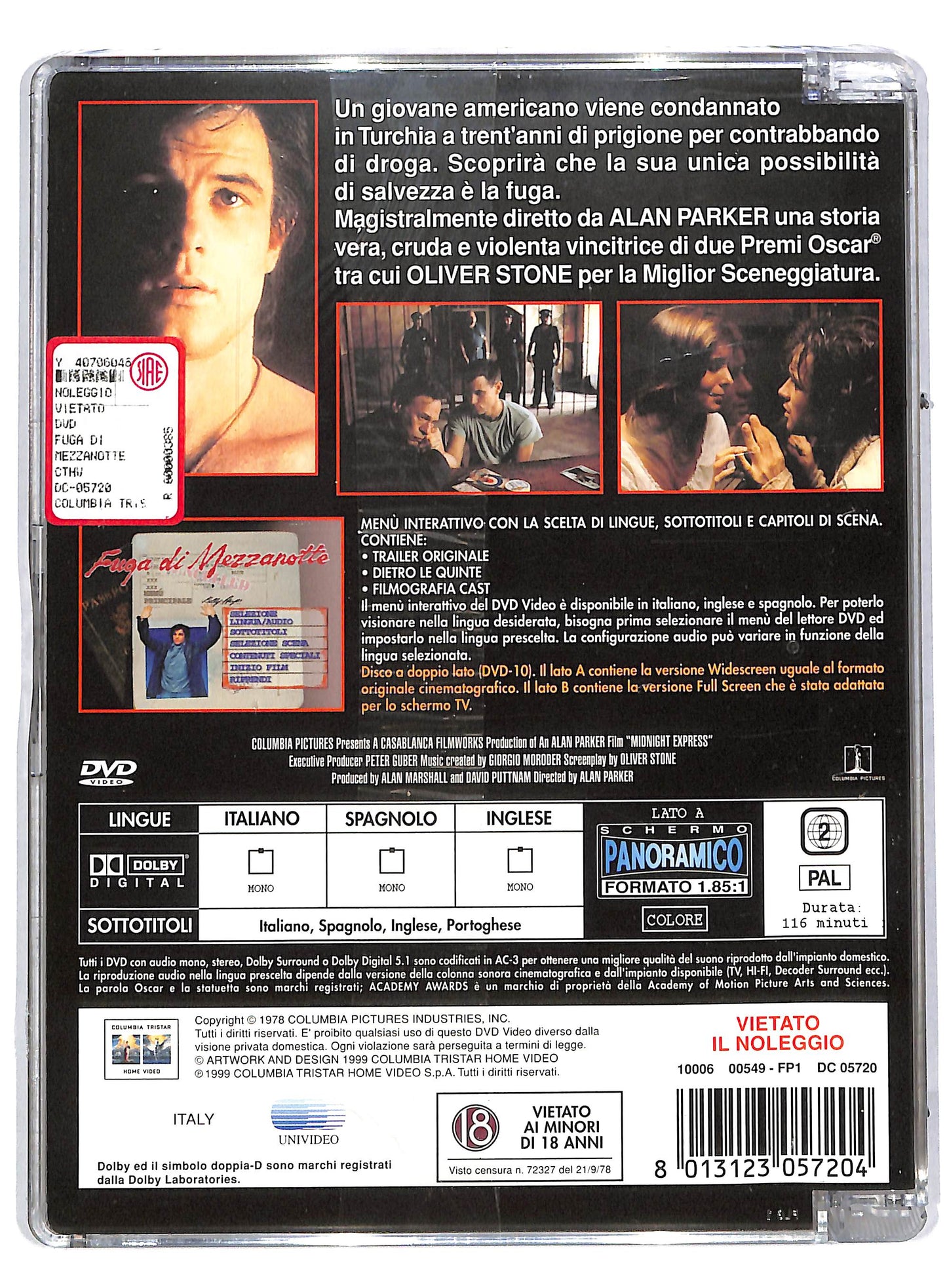 EBOND Fuga di mezzanotte SJB DVD DB709733