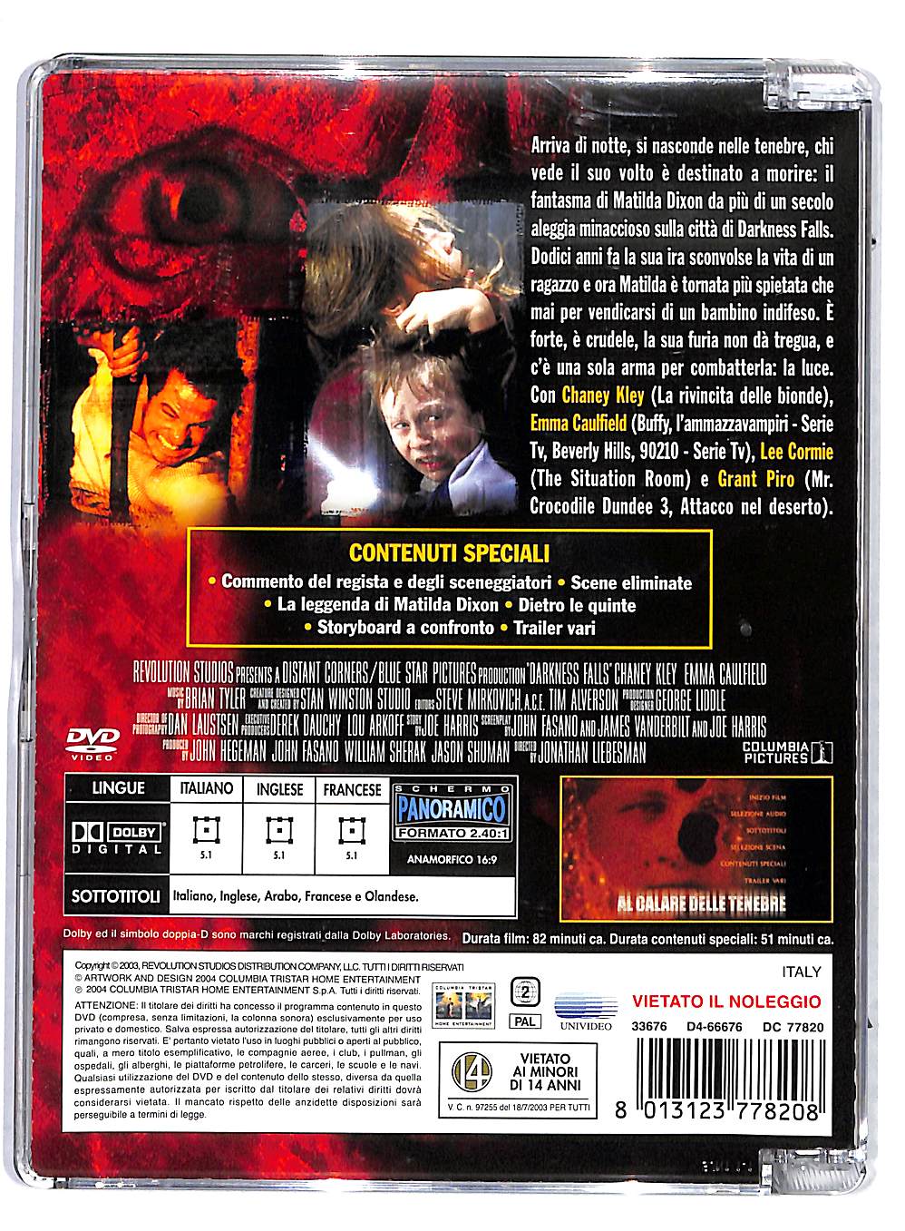 EBOND Al Calare delle Tenebre SJB DVD DB709738