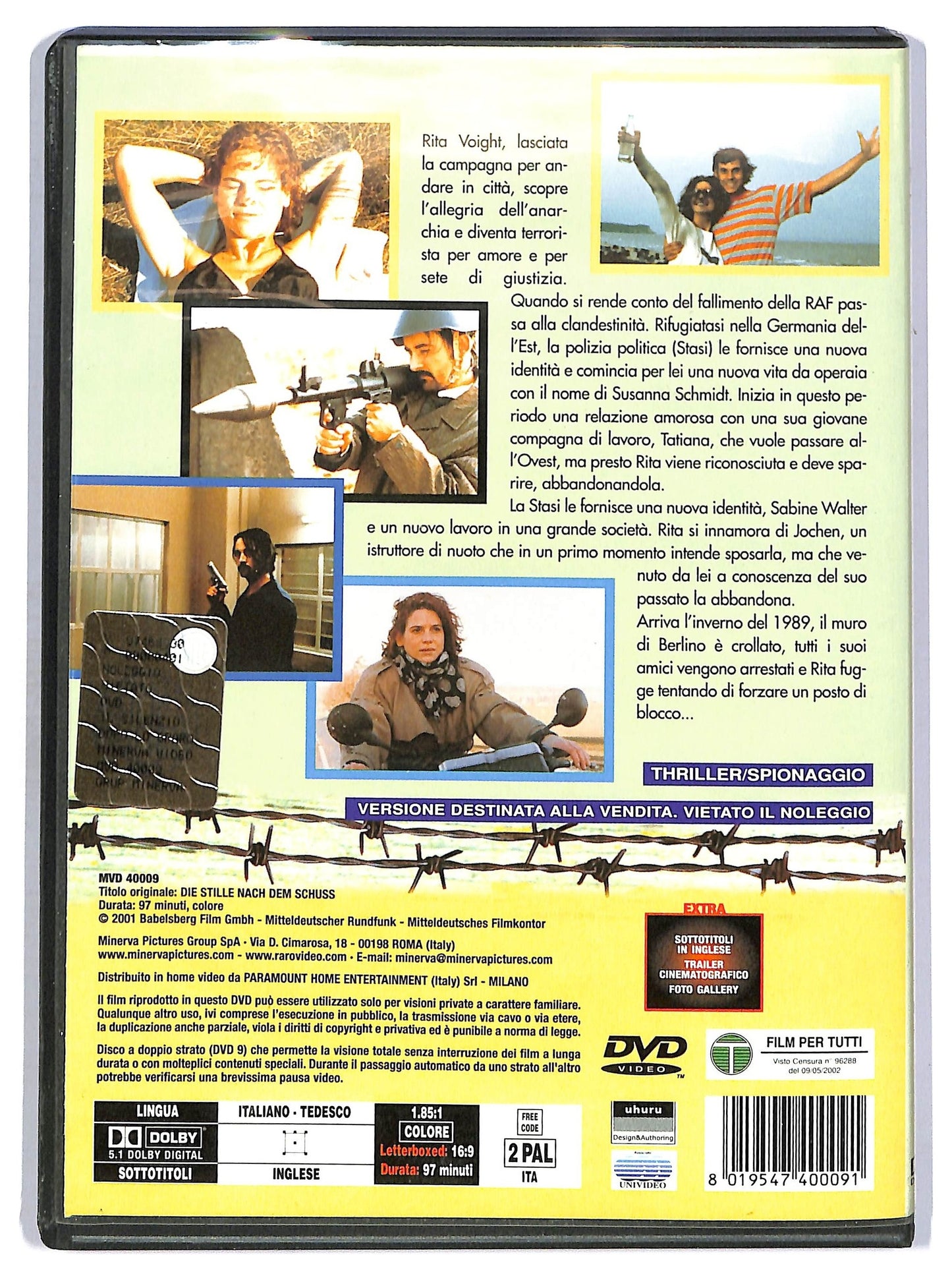 EBOND Il silenzio dopo lo sparo DVD DB709752