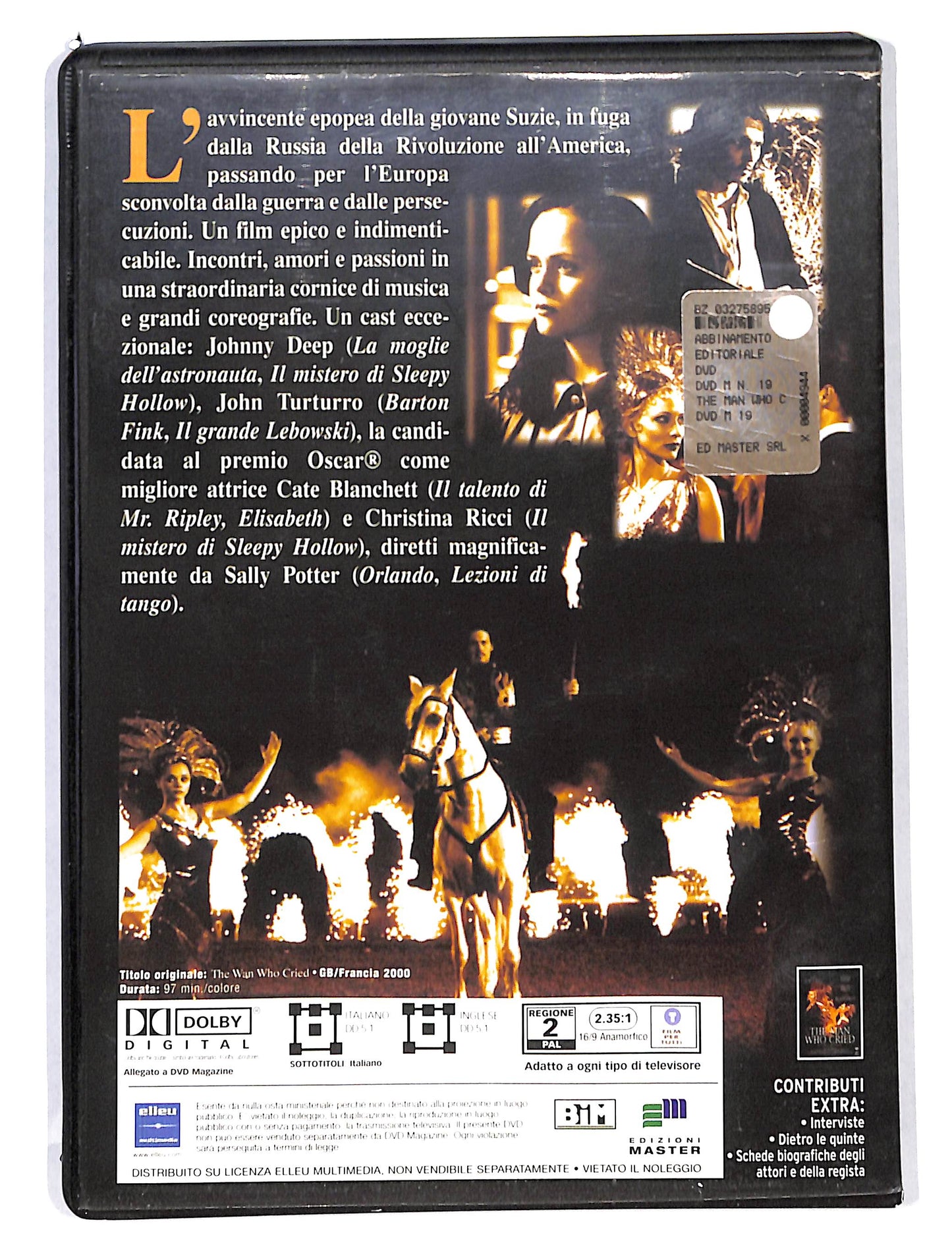 EBOND The Man Who cried L'uomo che pianse EDITORIALE DVD DB709902