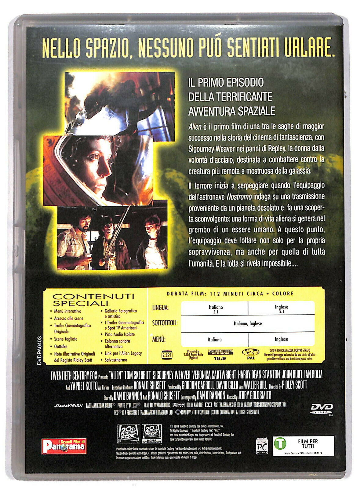 EBOND Alien  Editoriale DVD DB709911