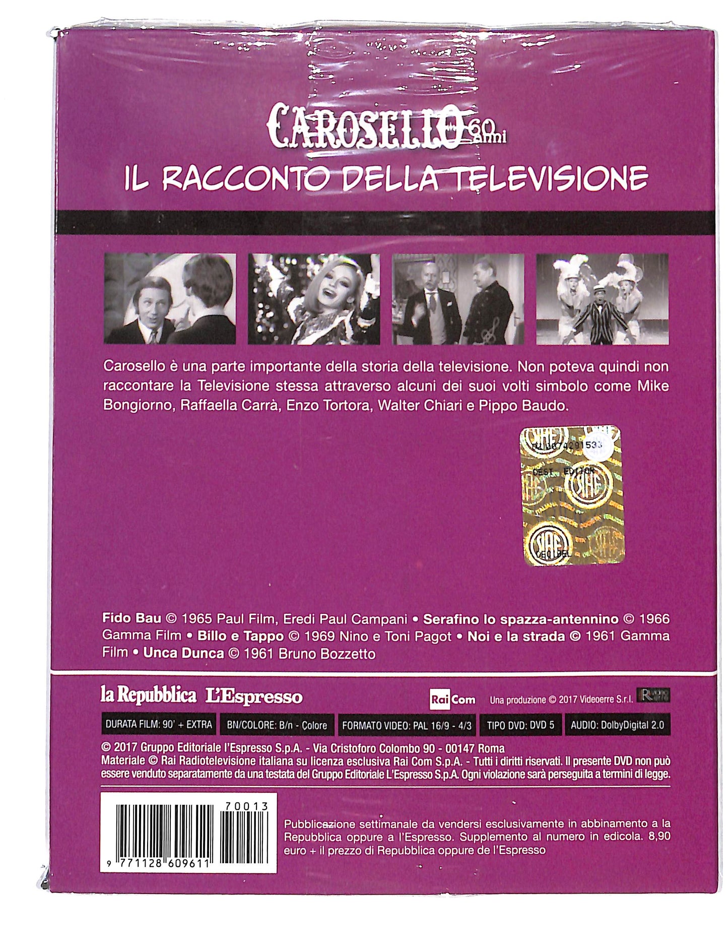 EBOND Carosello vol.13 il racconto della televisione EDITORIALE DVD DB709936