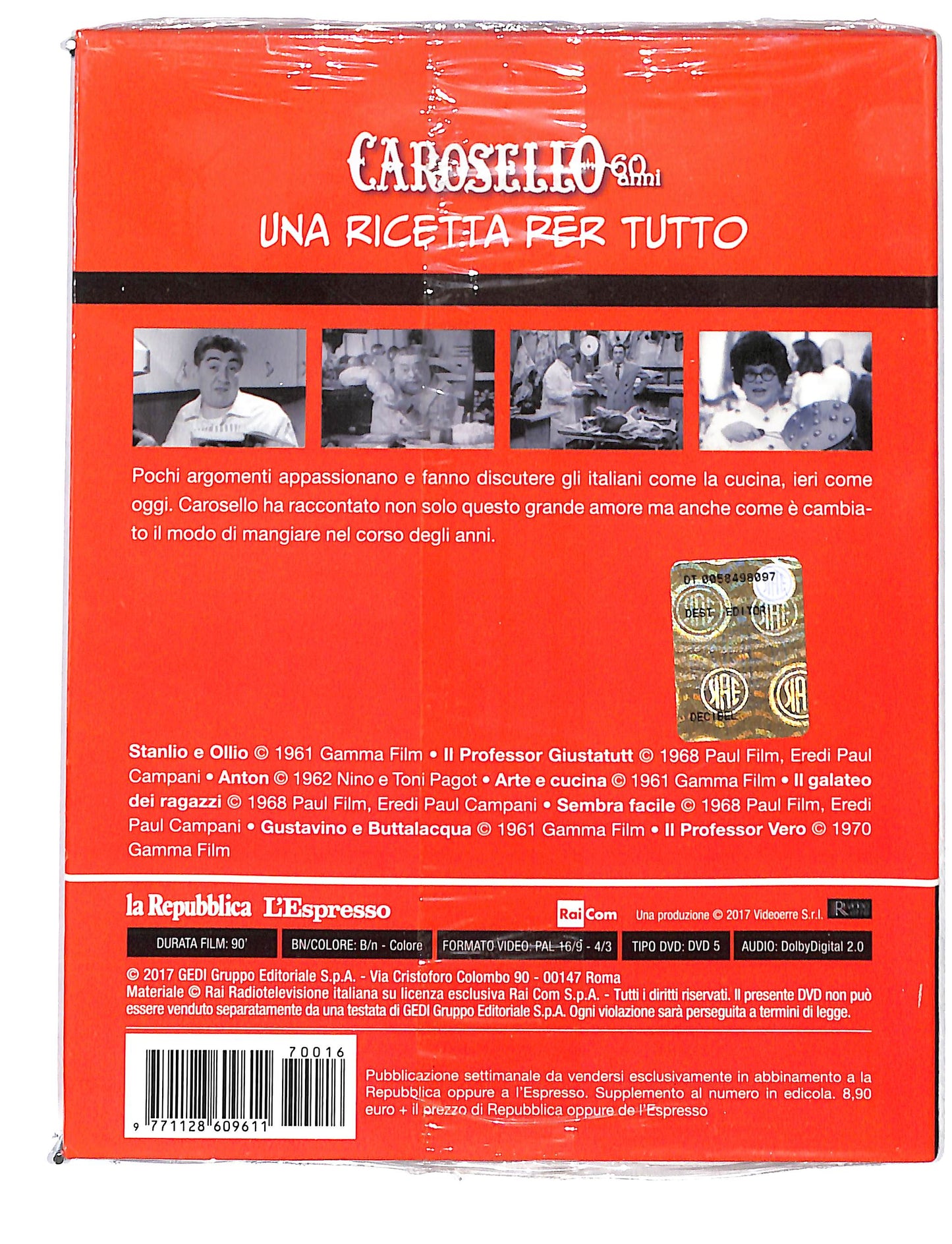 EBOND Carosello vol.16 una ricetta per tutto EDITORIALE DVD DB709939