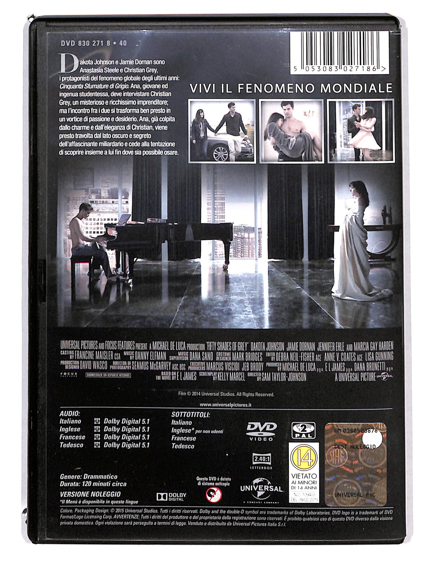 EBOND 50 sfumature di grigio NOLEGGIO DVD DB709953