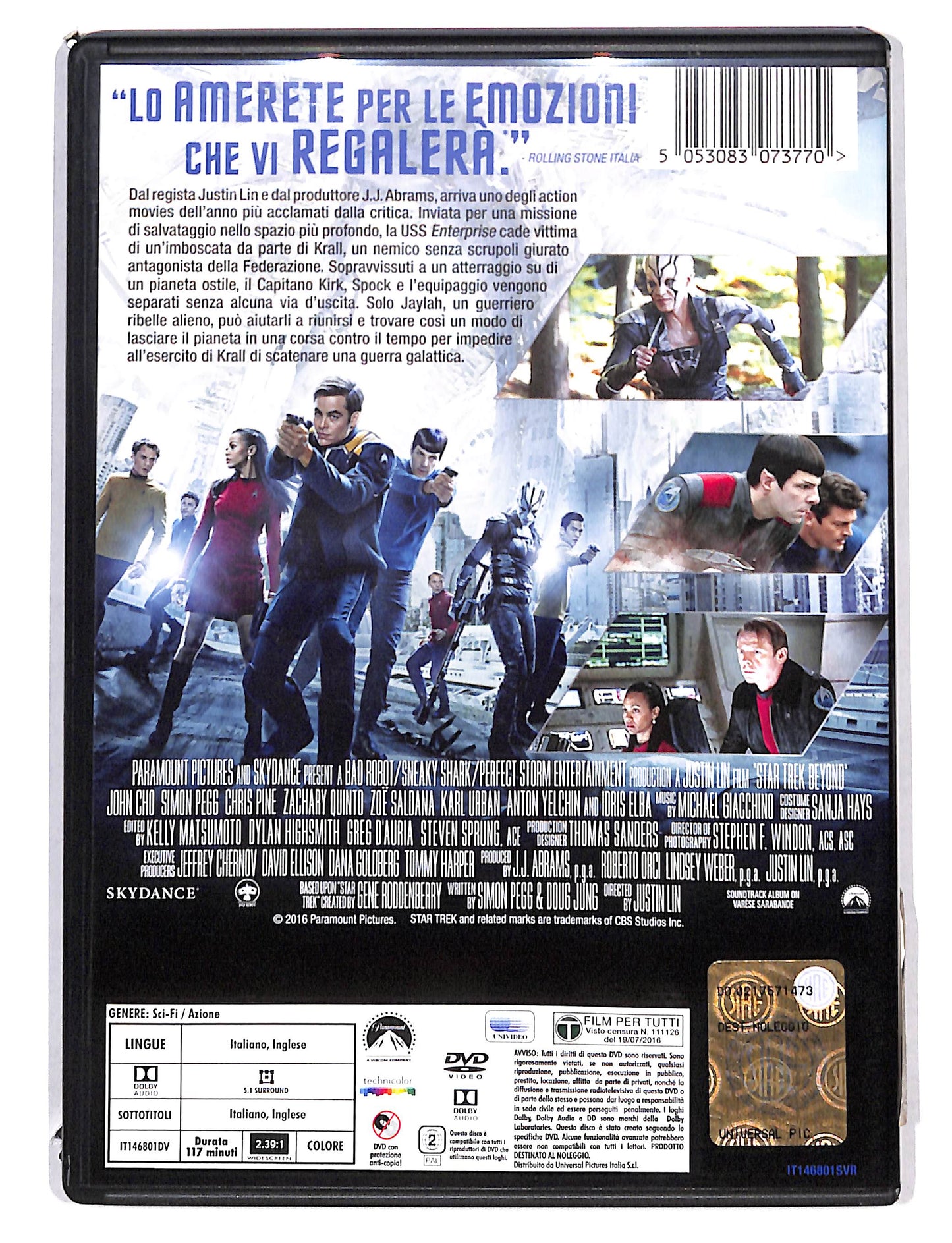 EBOND Star Trek Beyond NOLEGGIO DVD DB709961