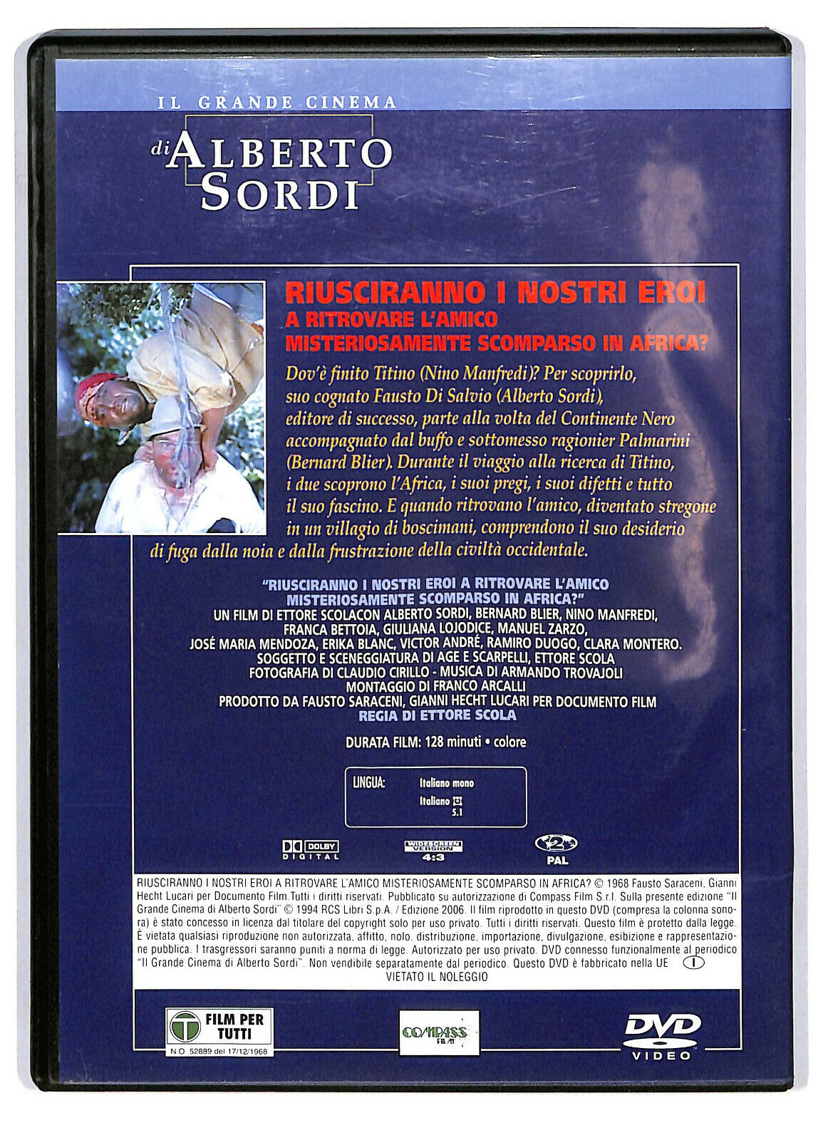EBOND Riusciranno I Nostri Eroi a Ritrovare L'amico Misteriosamente DVD DB710105